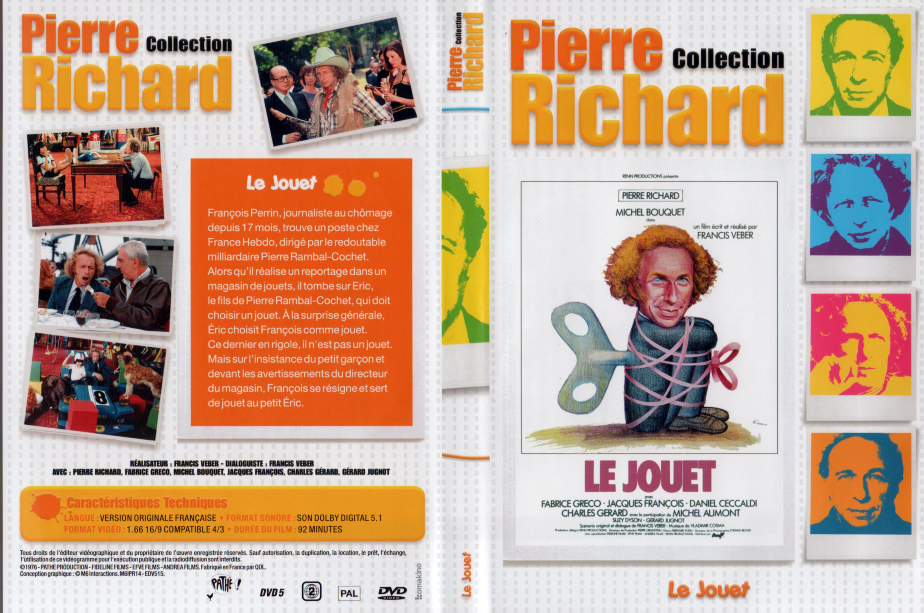 Jaquette DVD Le jouet v2