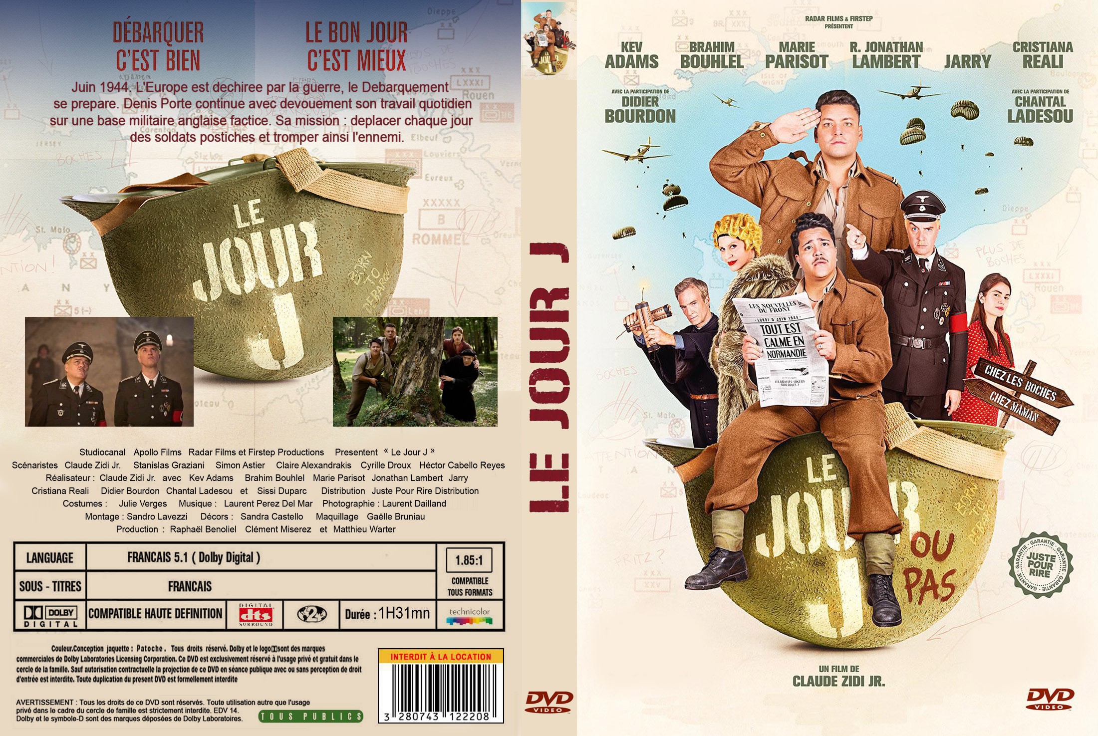 Jaquette DVD Le jour J custom