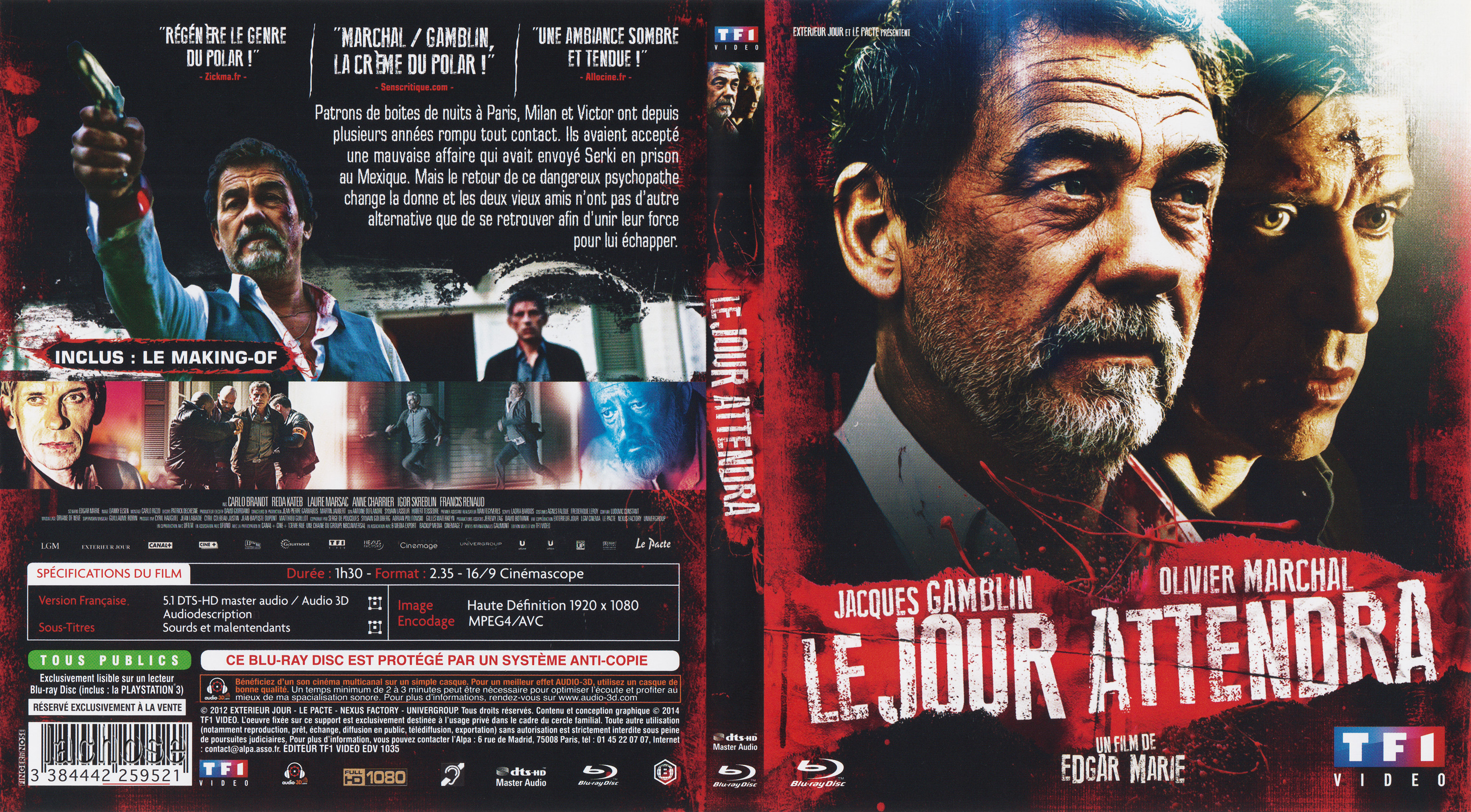 Jaquette DVD Le jour attendra (BLU-RAY)