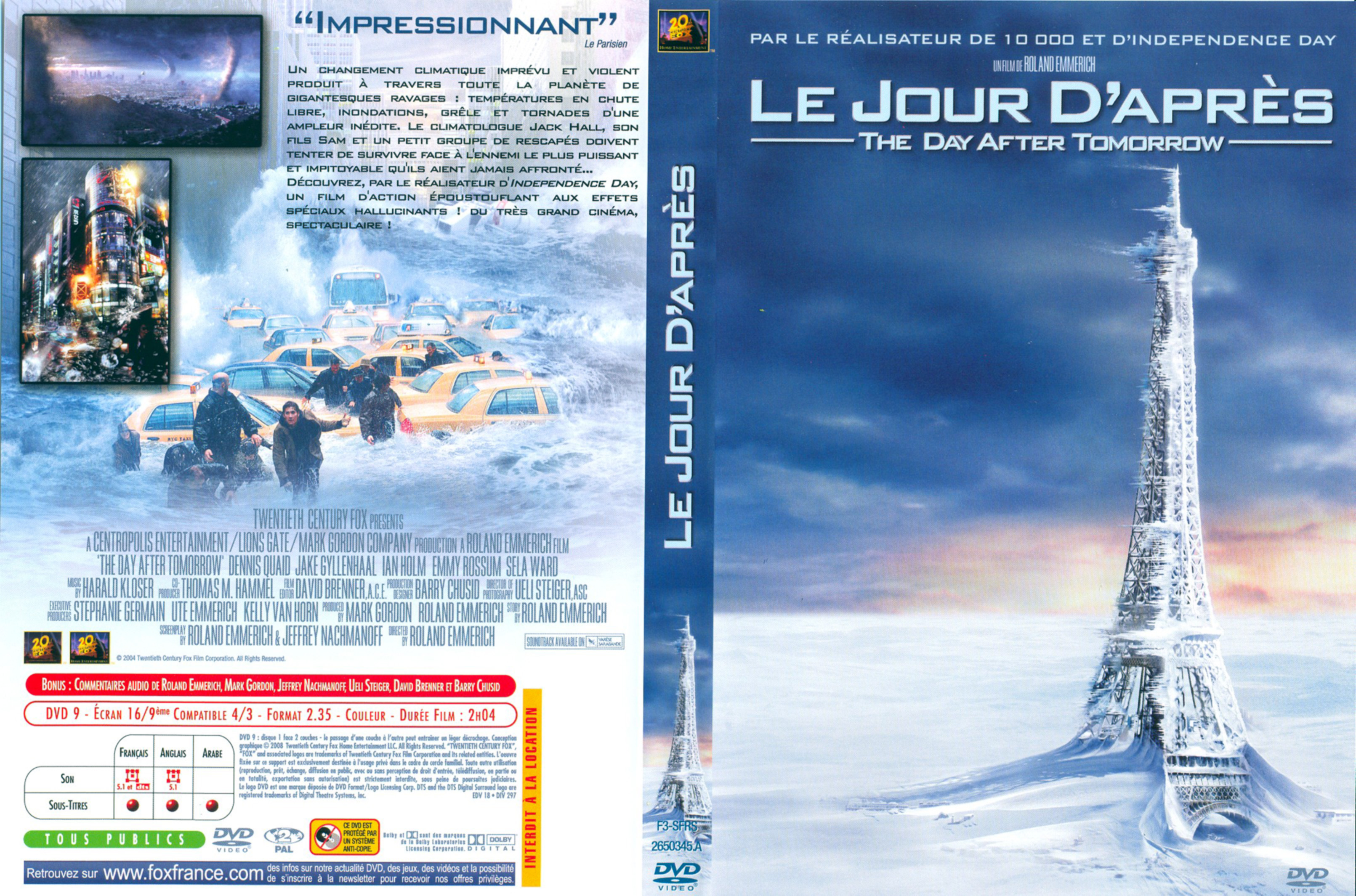 Jaquette DVD Le jour d