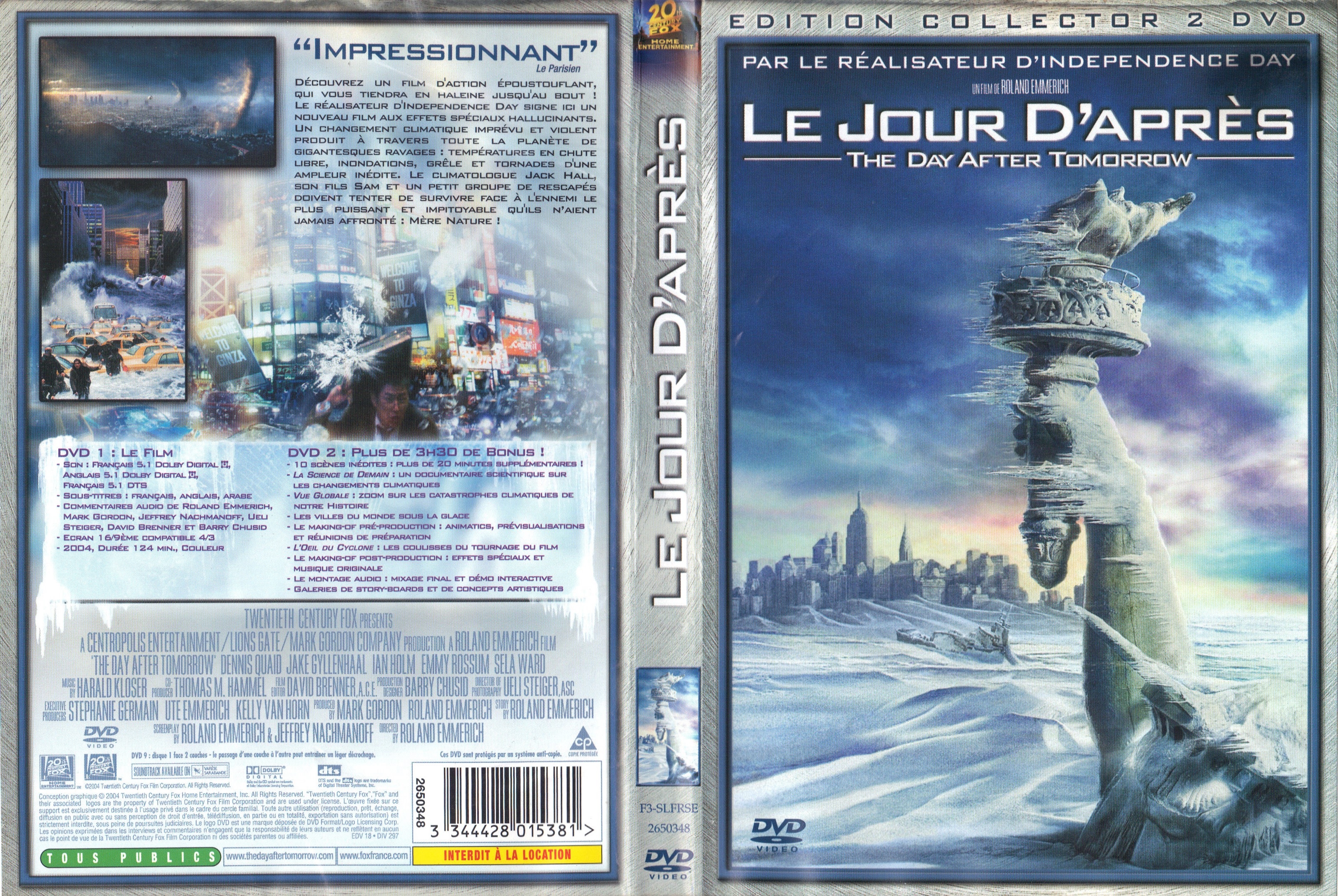 Jaquette DVD Le jour d