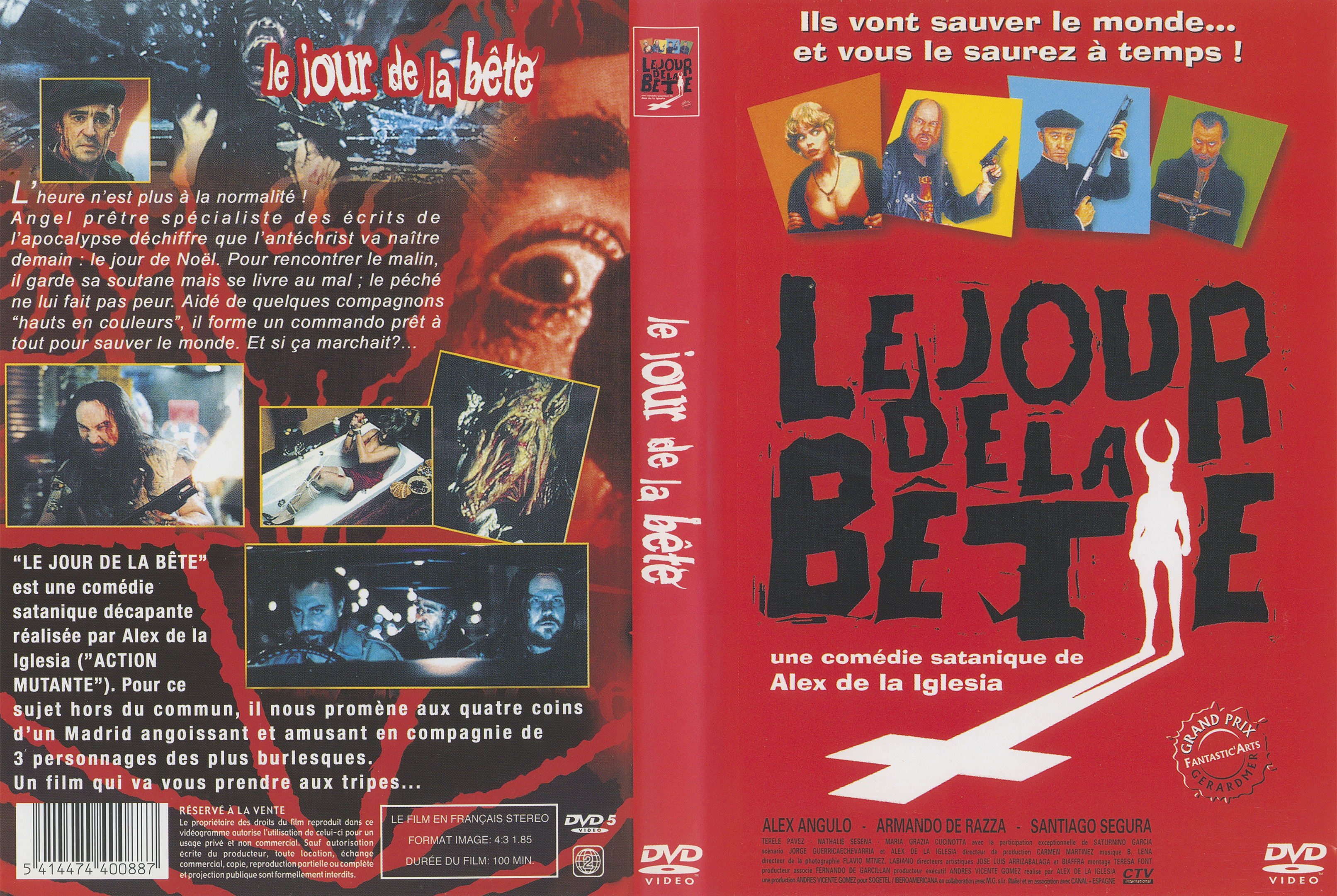 Jaquette DVD Le jour de la bte