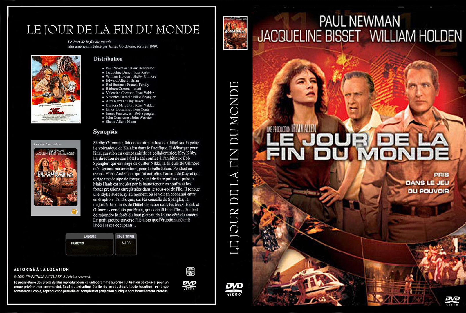 Jaquette DVD Le jour de la fin du monde custom