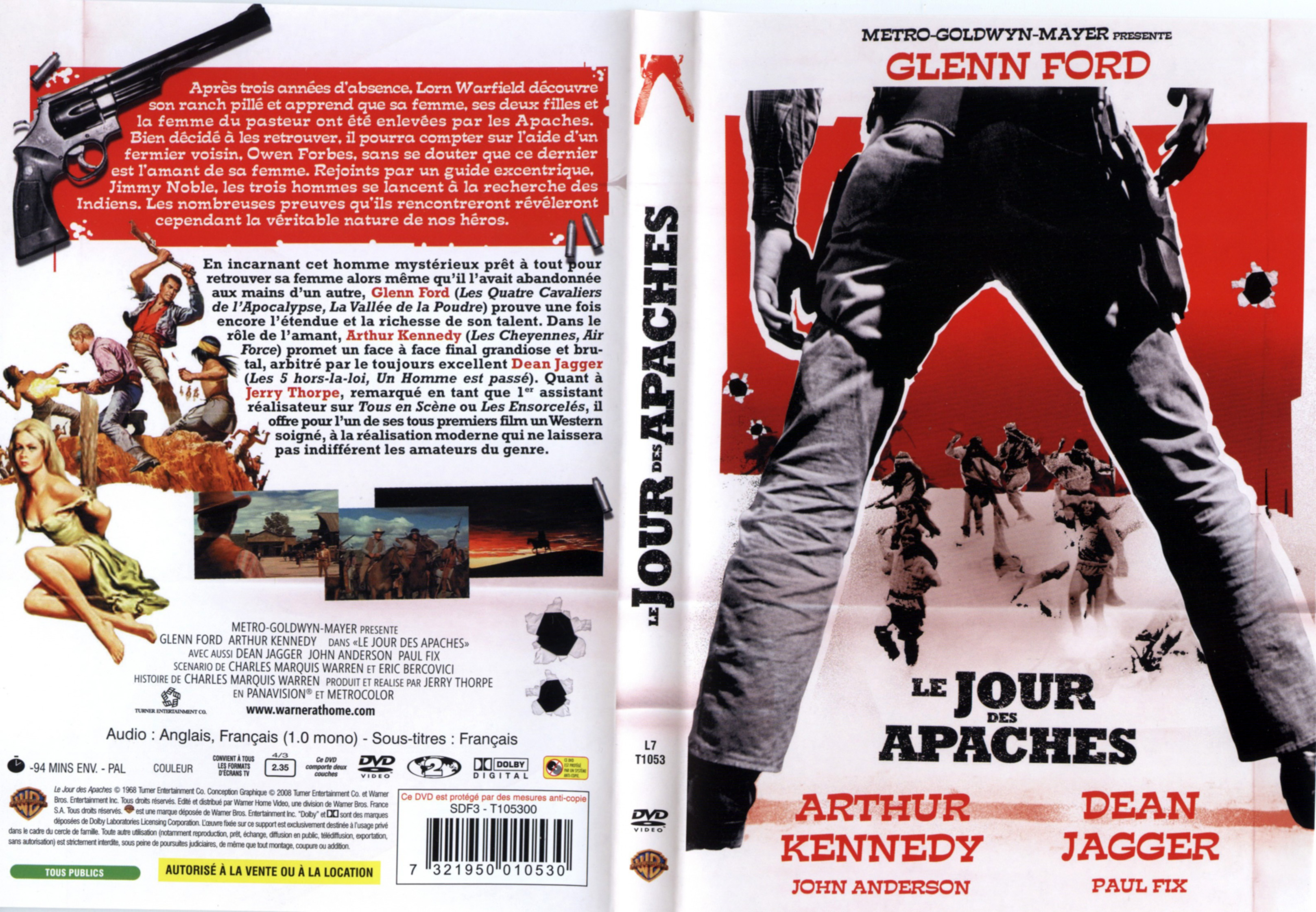 Jaquette DVD Le jour des apaches
