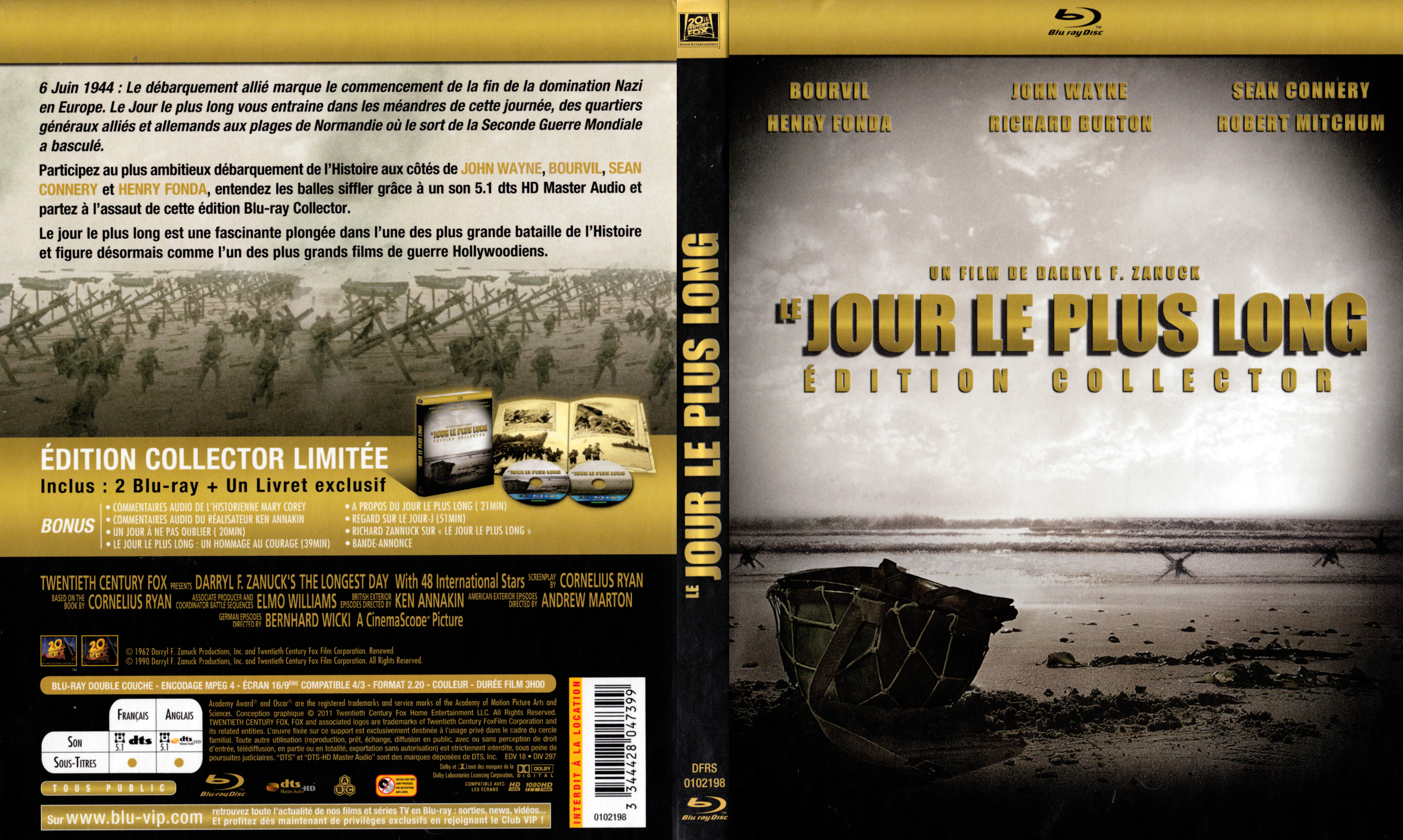 Jaquette DVD Le jour le plus long (BLU-RAY) v2