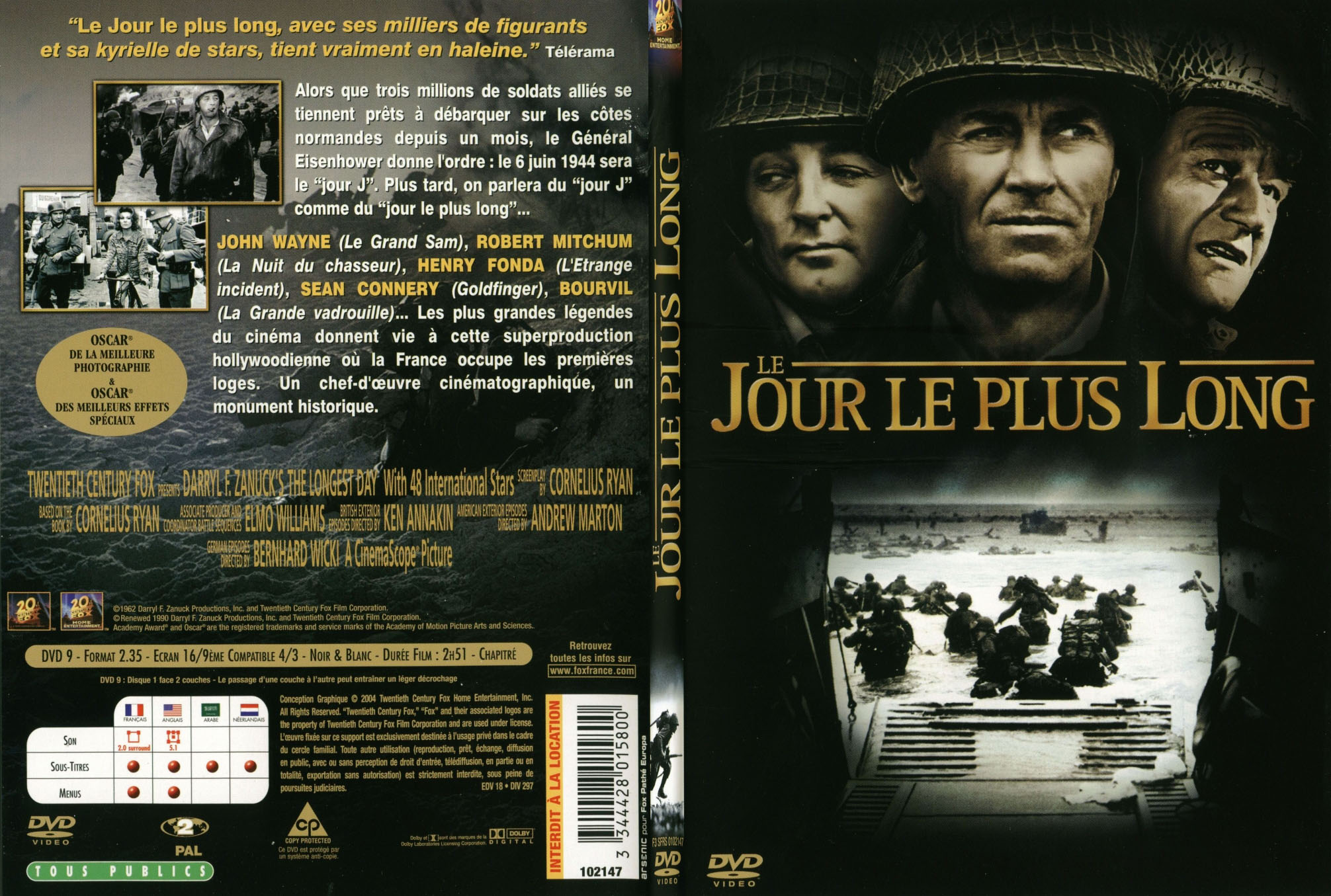 Jaquette DVD Le jour le plus long - SLIM