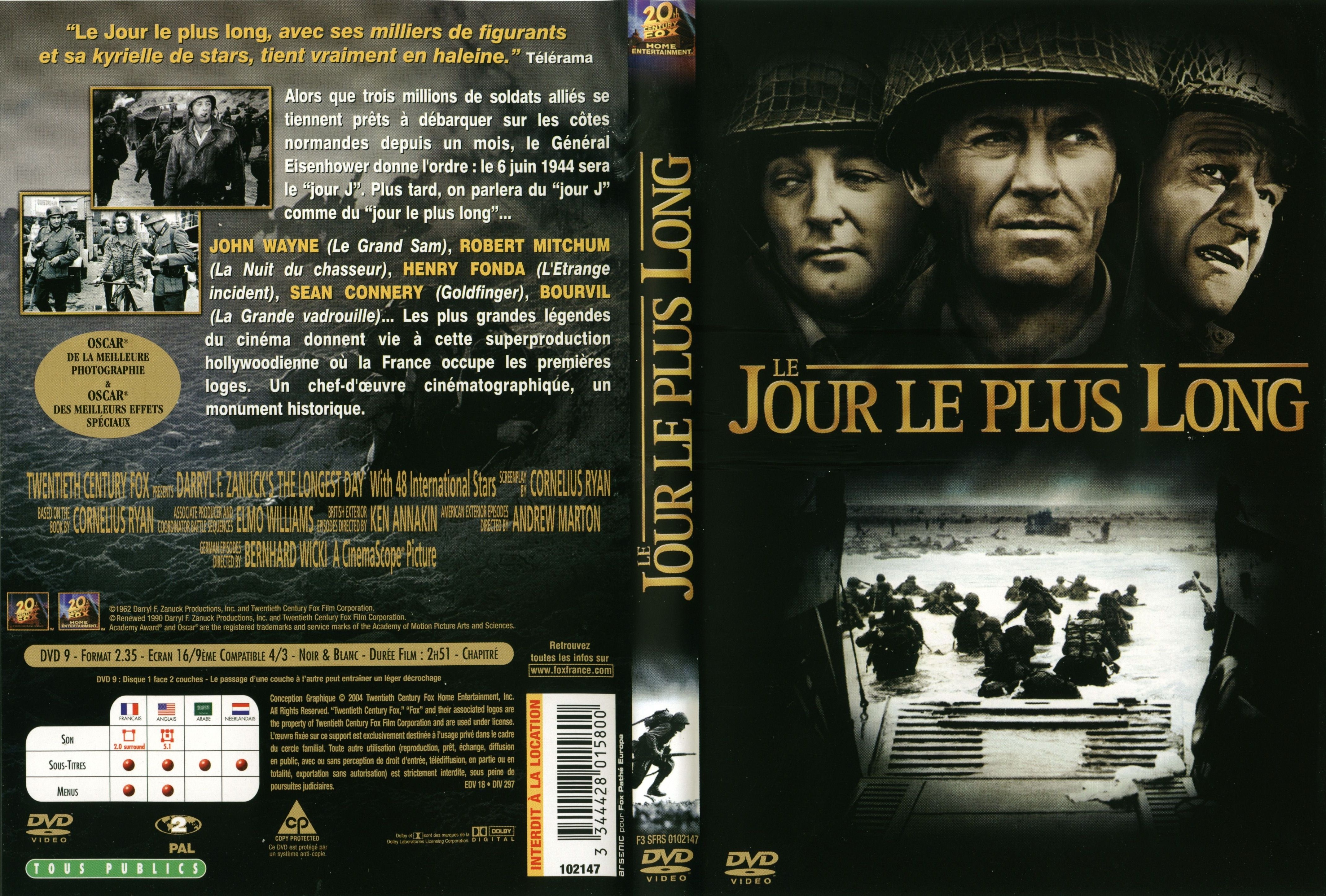 Jaquette DVD Le jour le plus long v3