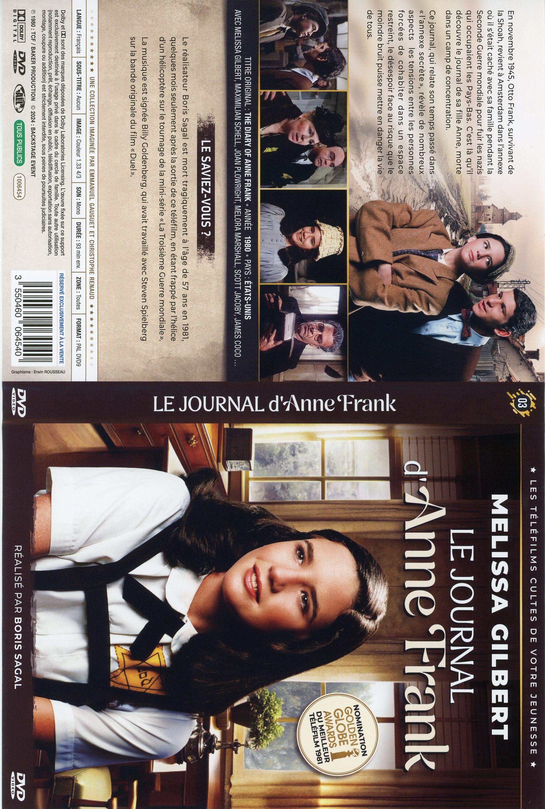 Jaquette DVD Le journal d