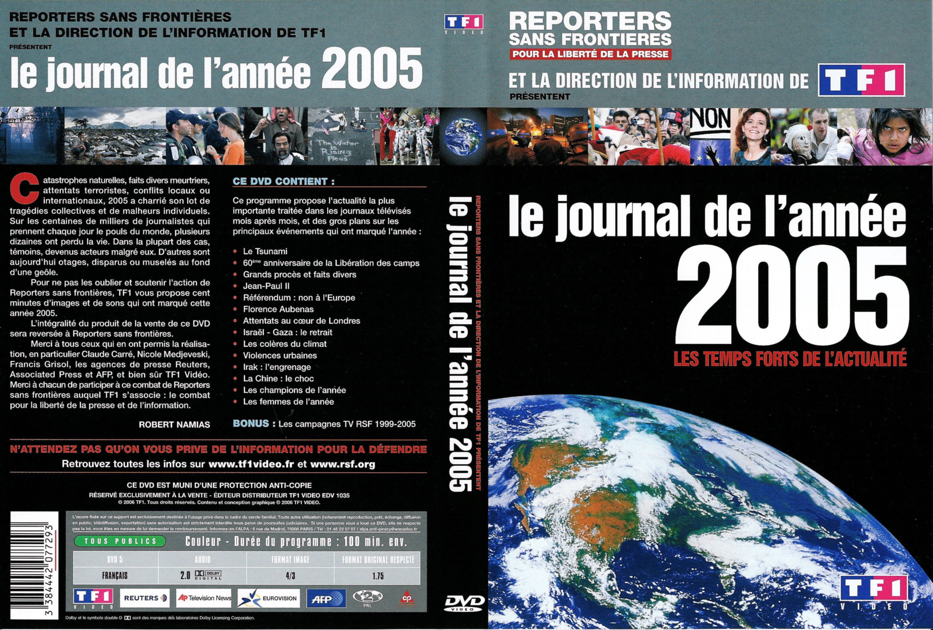 Jaquette DVD Le journal de l