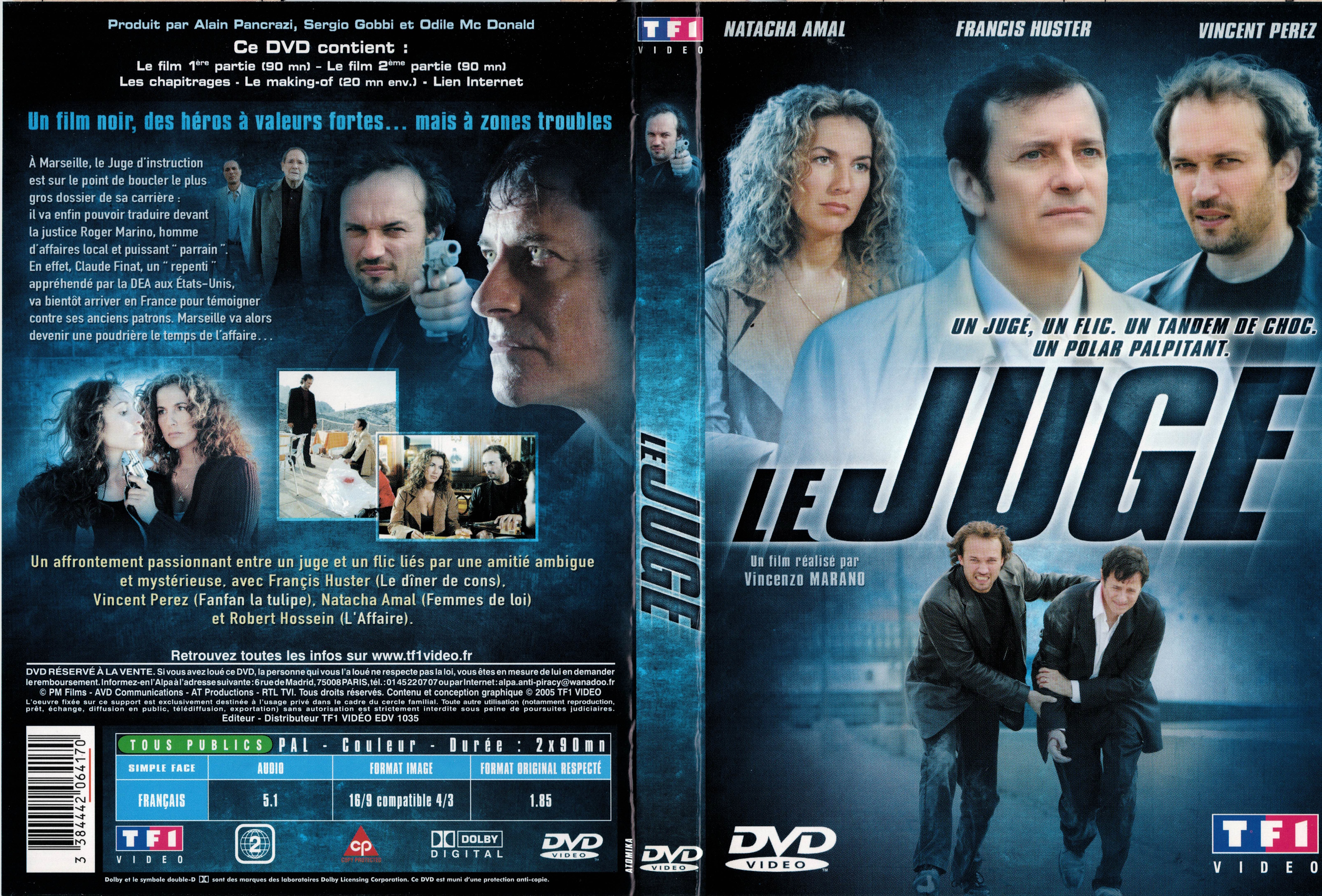 Jaquette DVD Le juge (Francis Huster)