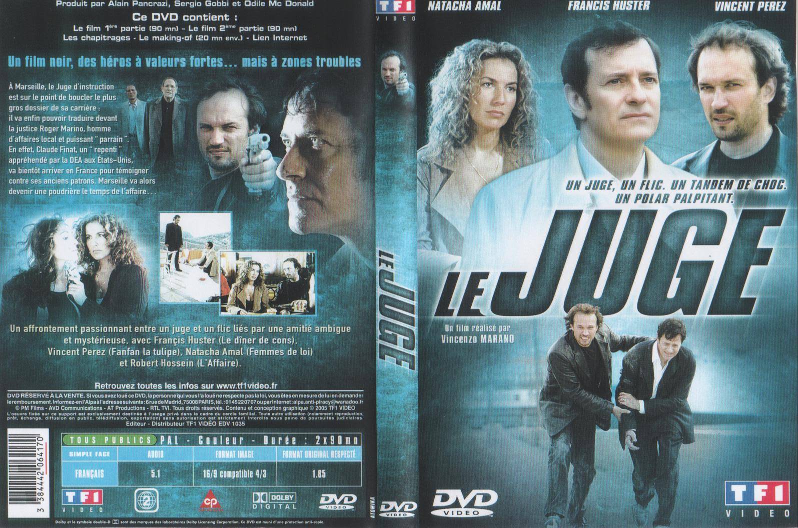 Jaquette DVD Le juge (Francis Huster)
