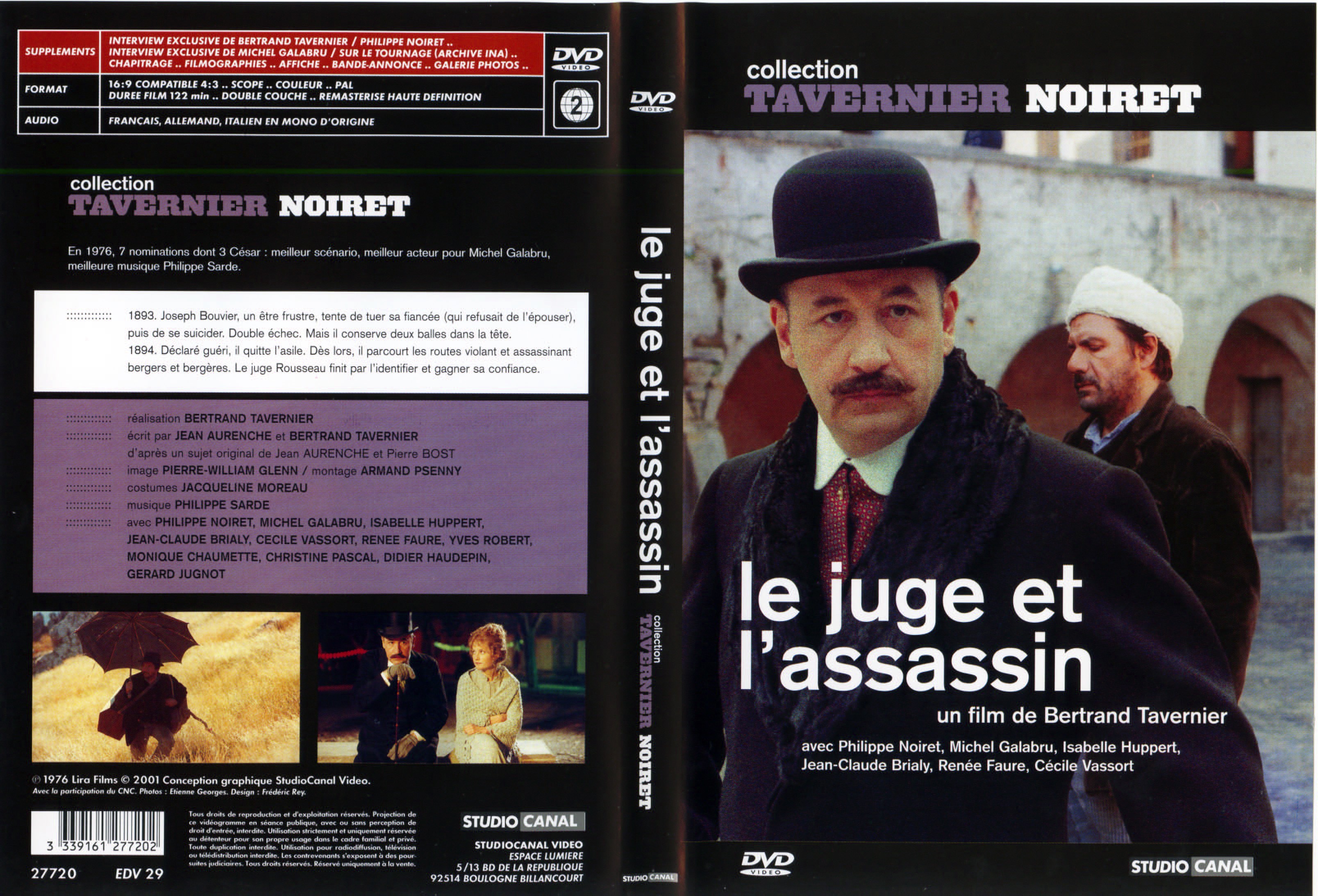 Jaquette DVD Le juge et l