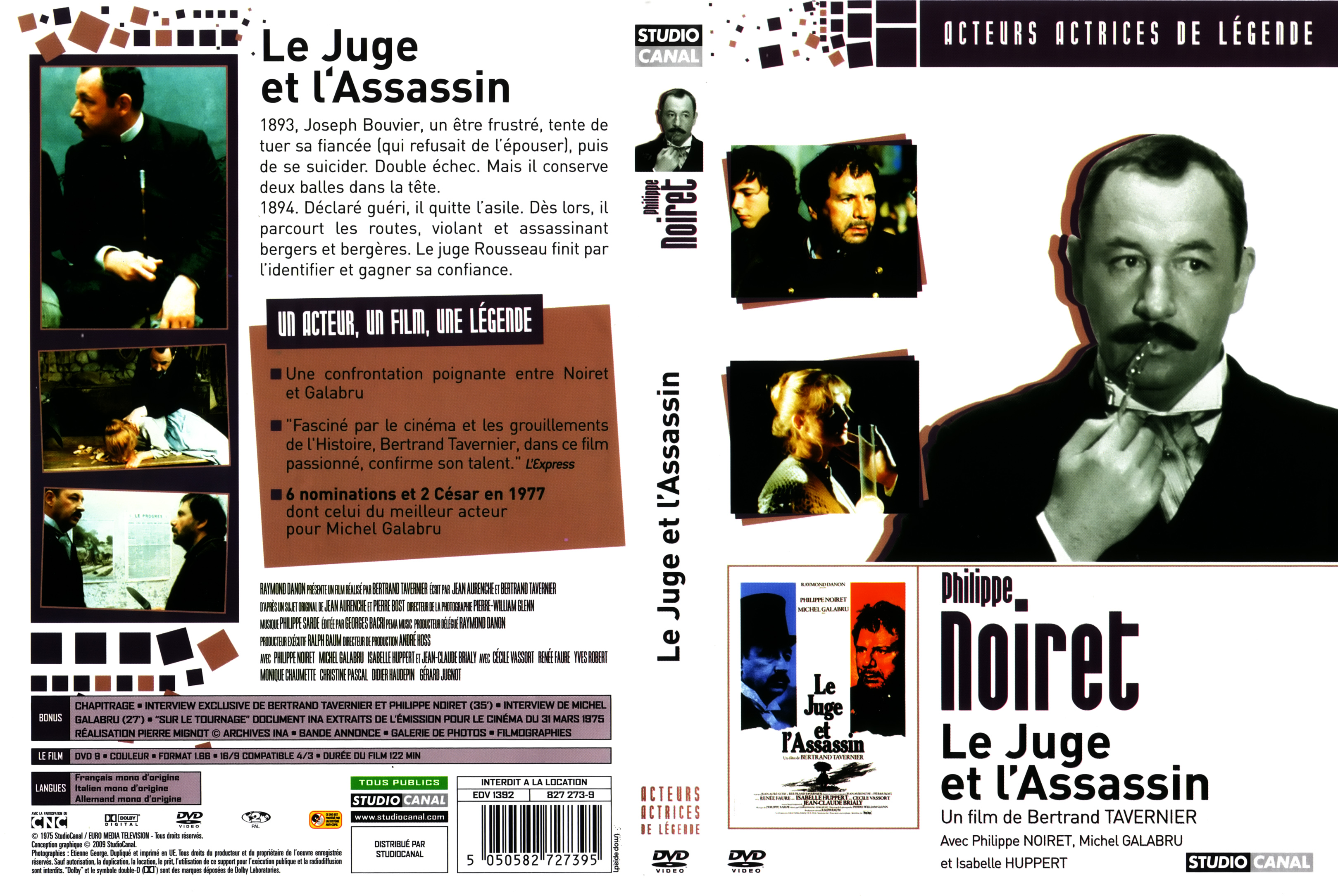 Jaquette DVD Le juge et l