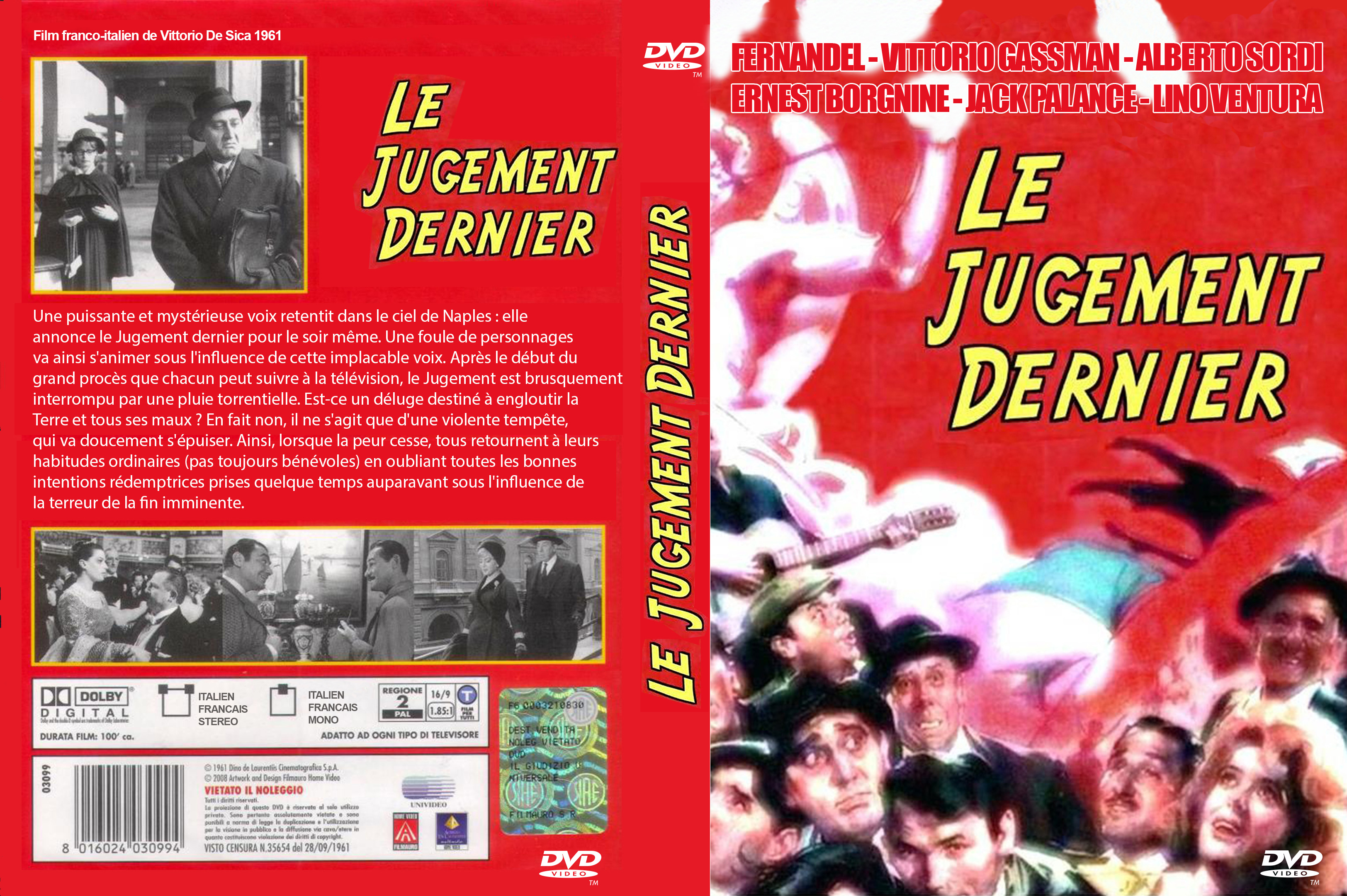 Jaquette DVD Le jugement dernier custom