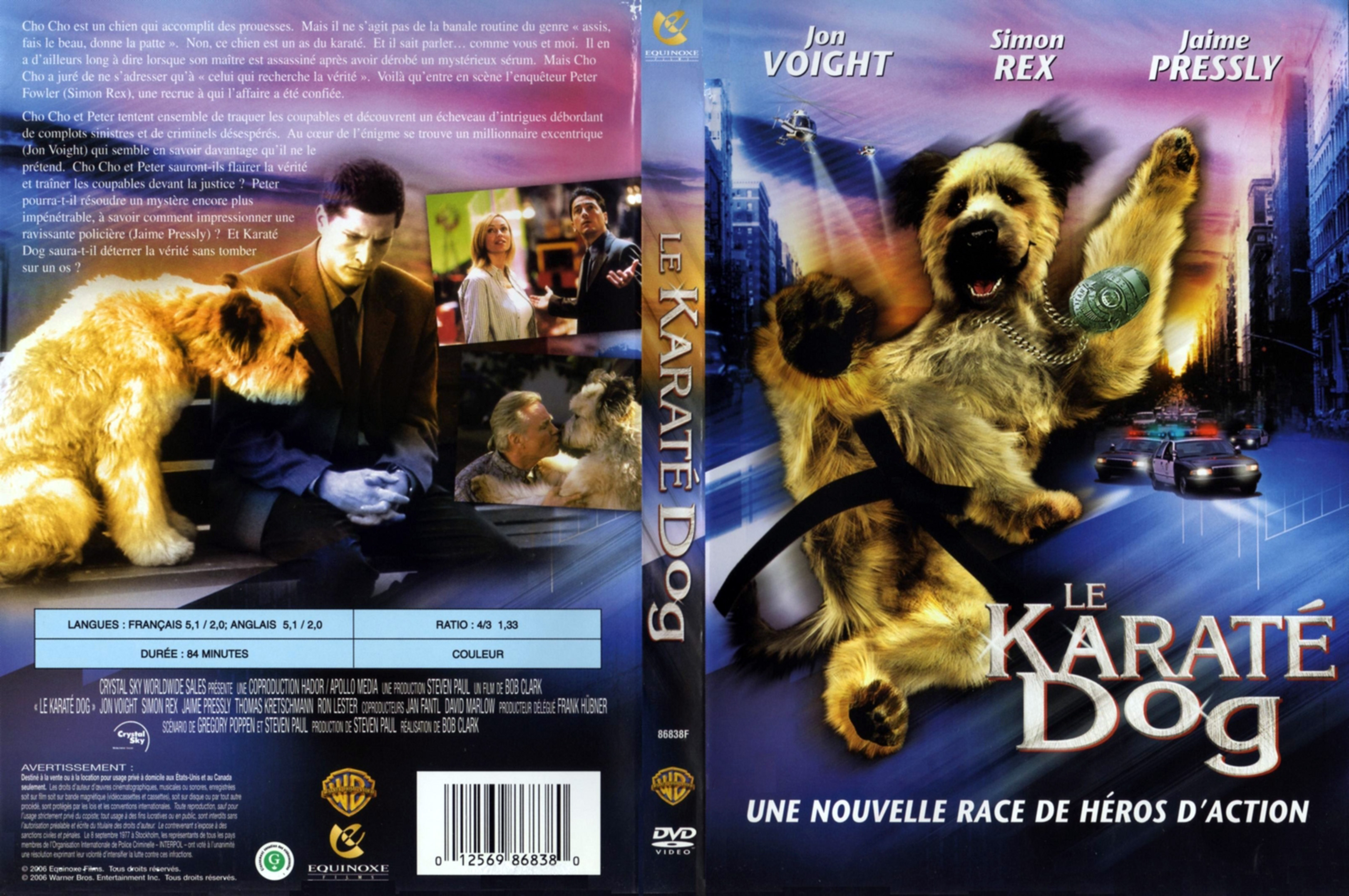 Jaquette DVD Le karate dog