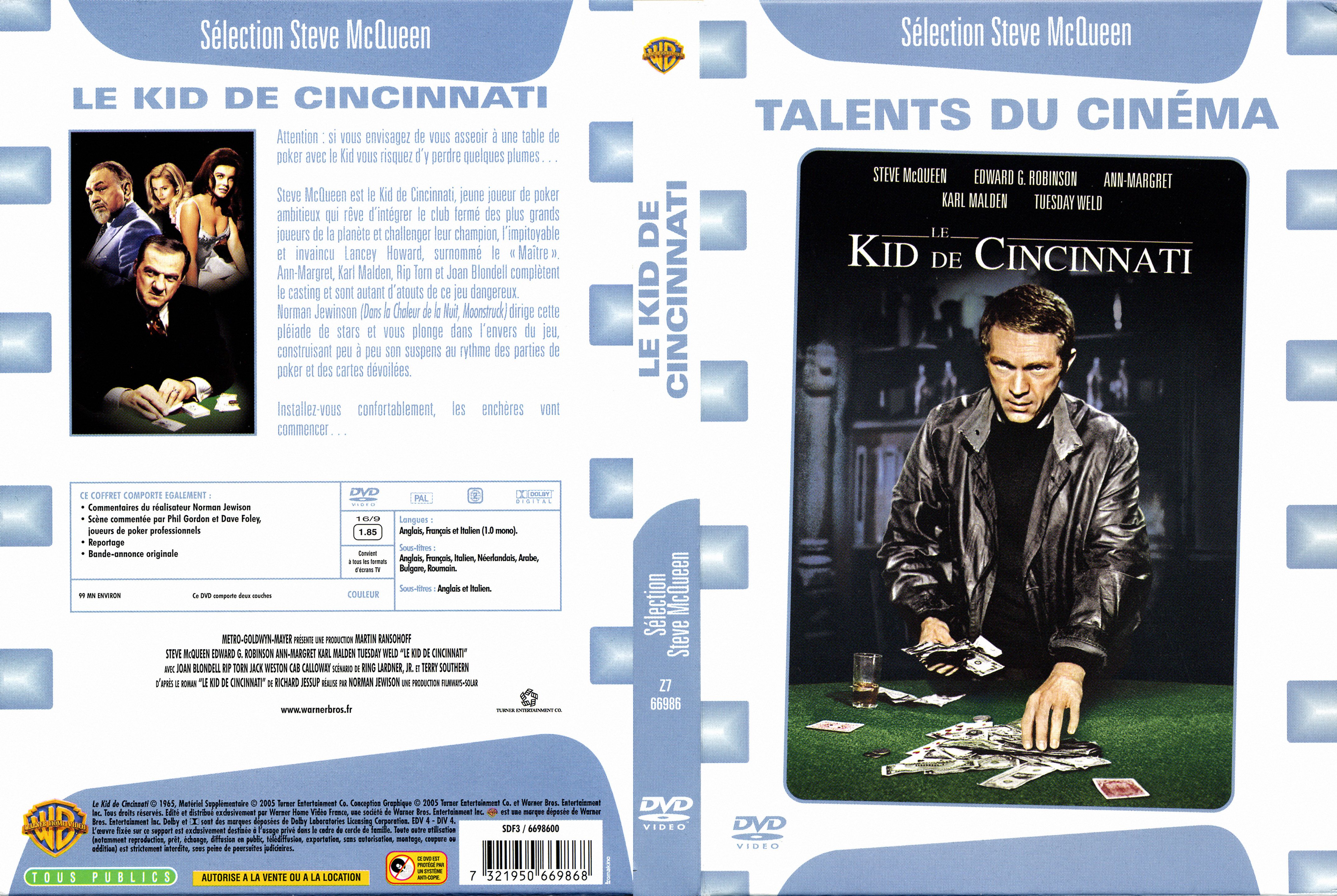 Jaquette DVD Le kid de Cincinnati