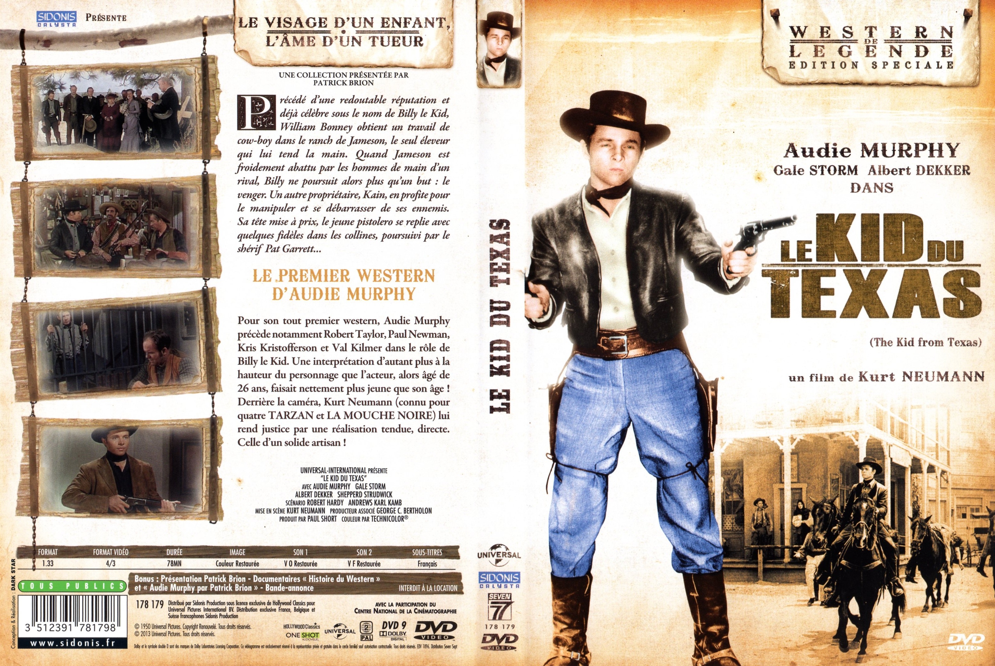 Jaquette DVD Le kid du texas