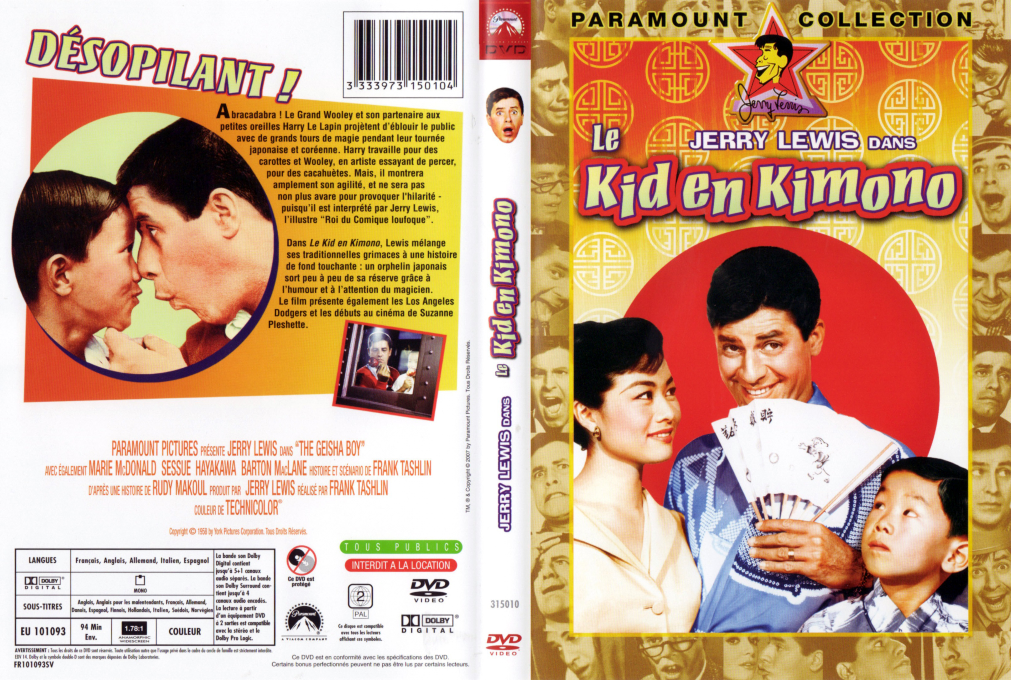 Jaquette DVD Le kid en Kimono