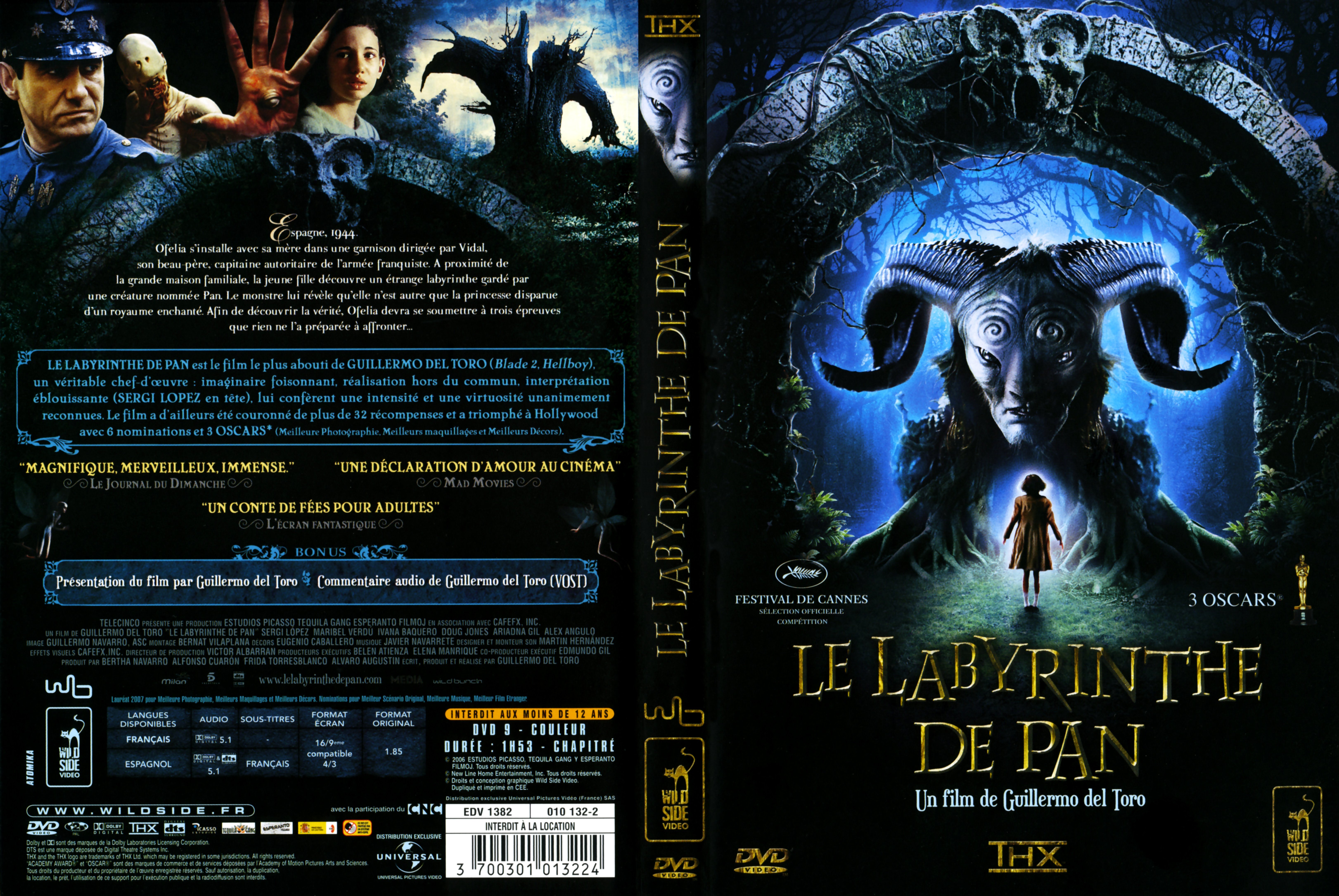 Jaquette DVD Le labyrinthe de pan v3