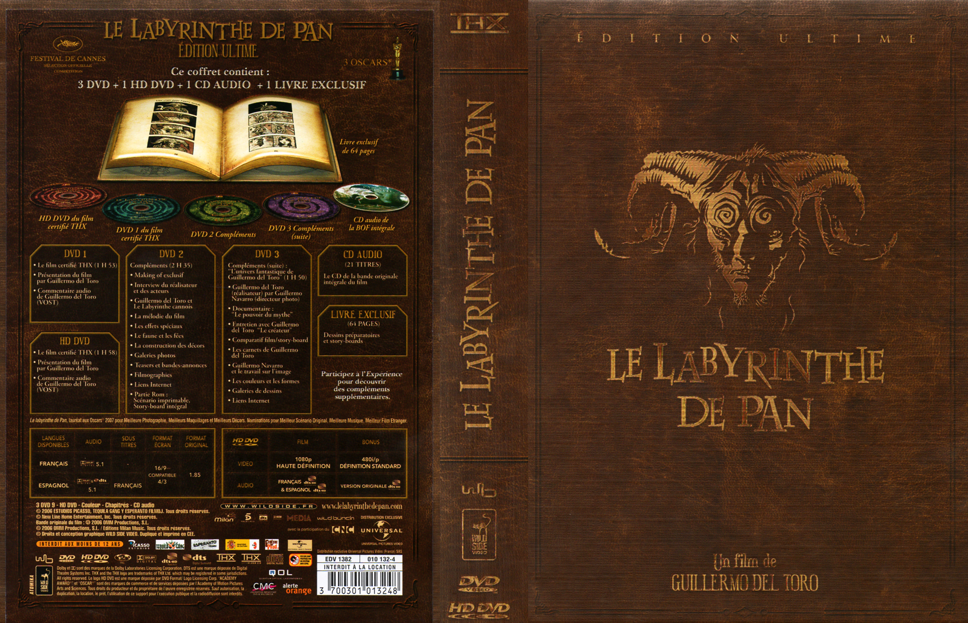 Jaquette DVD Le labyrinthe de pan v4