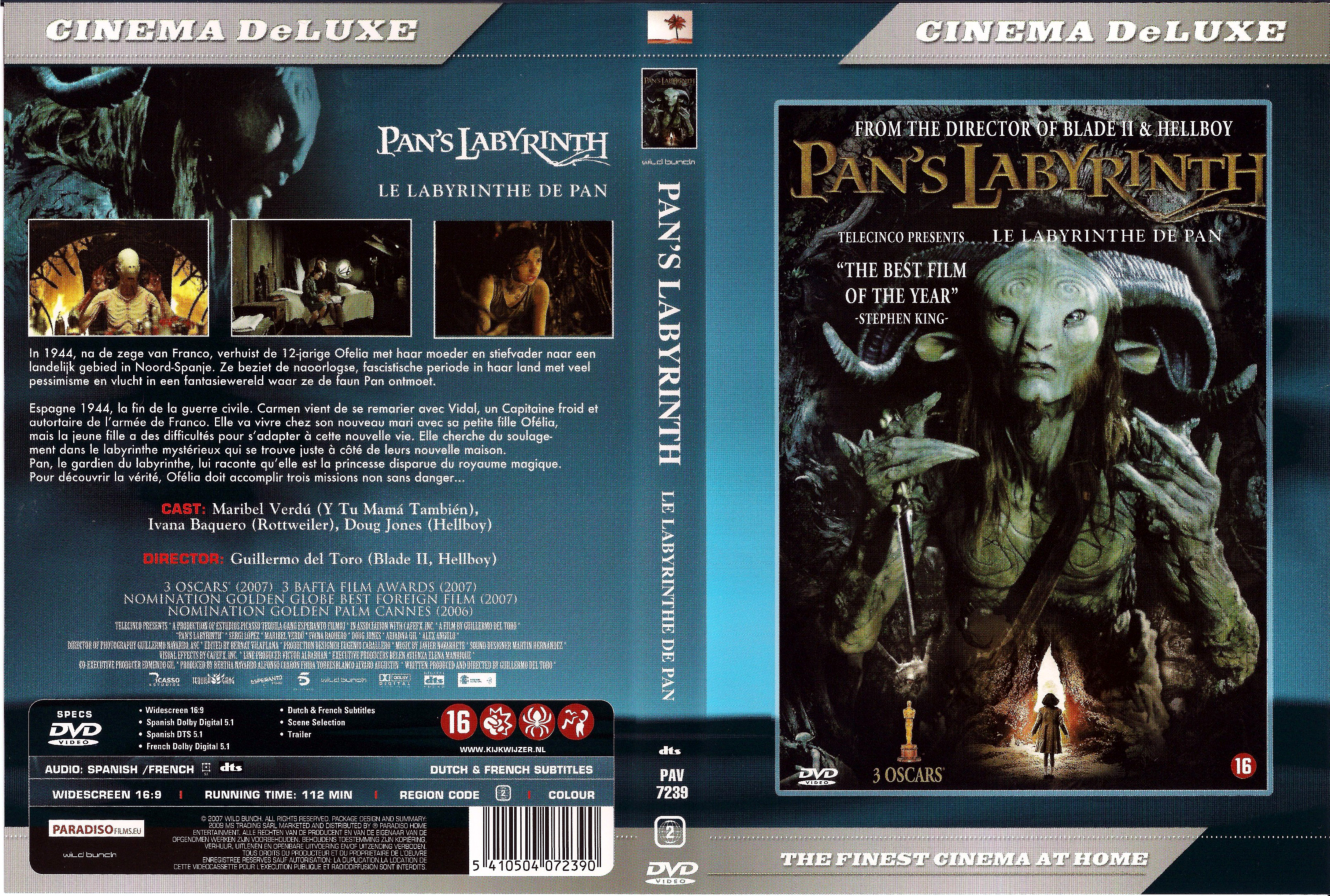 Jaquette DVD Le labyrinthe de pan v5