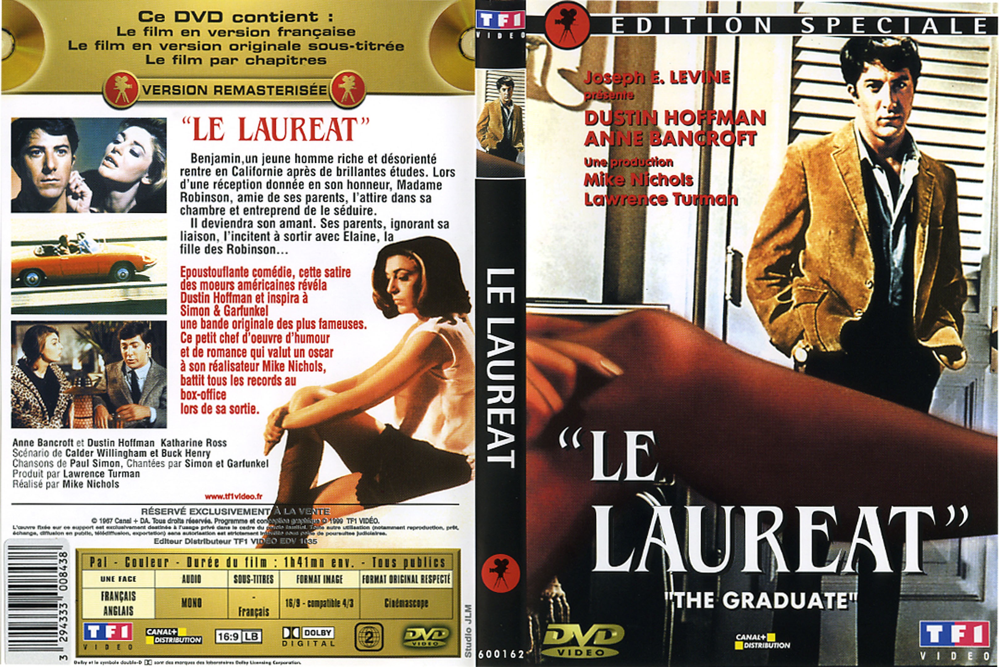 Jaquette DVD Le laurat