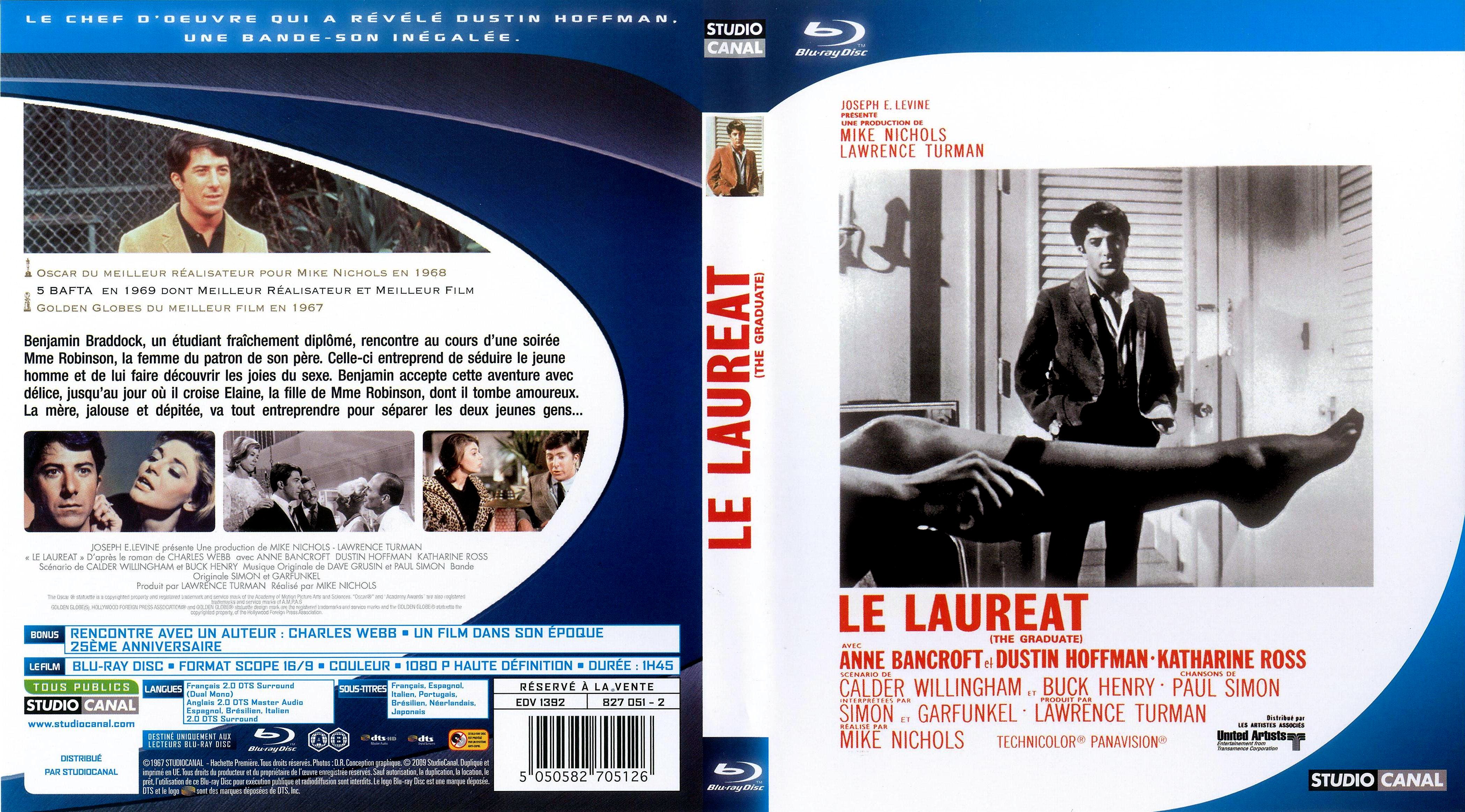 Jaquette DVD Le laureat (BLU-RAY)