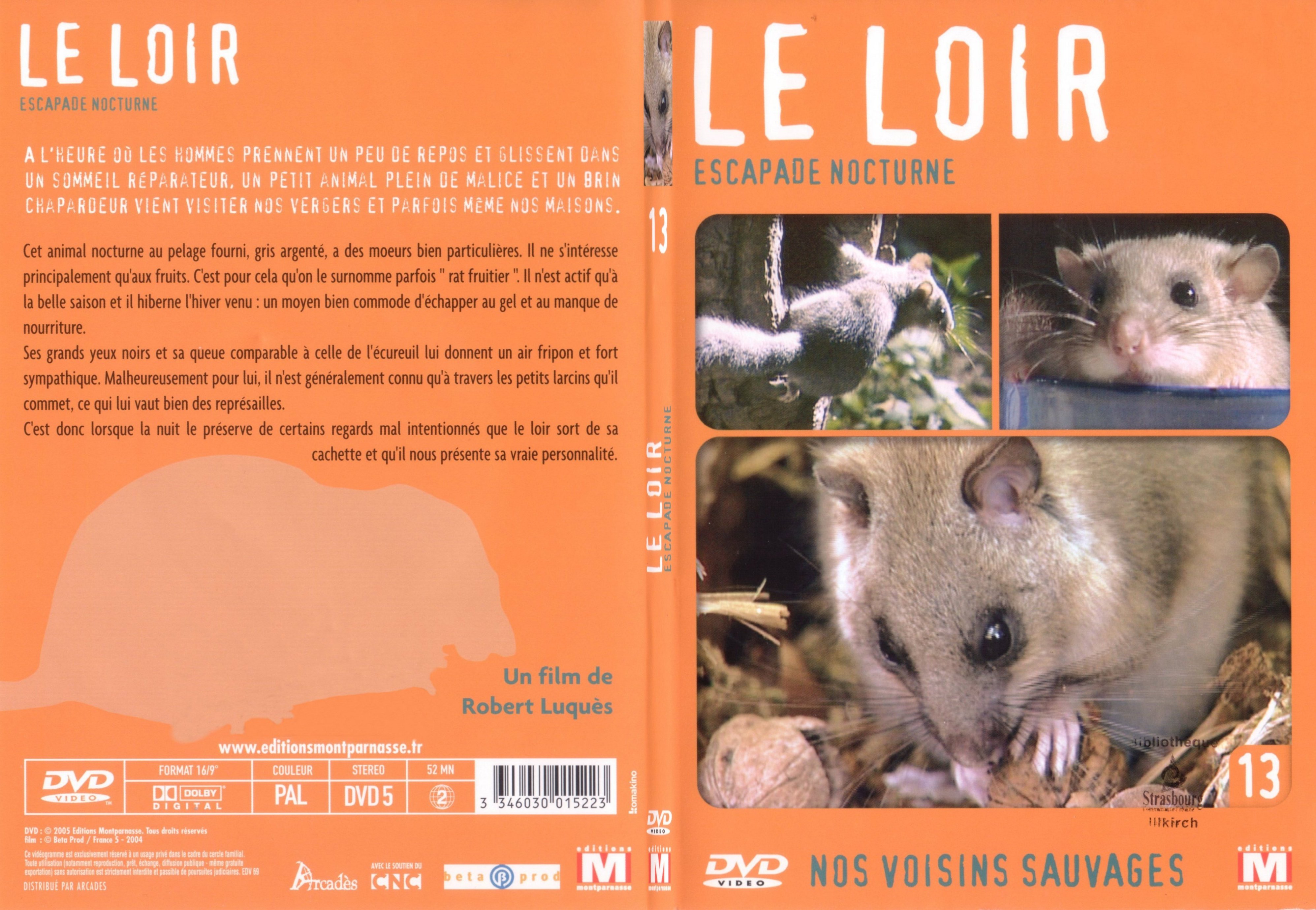 Jaquette DVD Le loir - SLIM