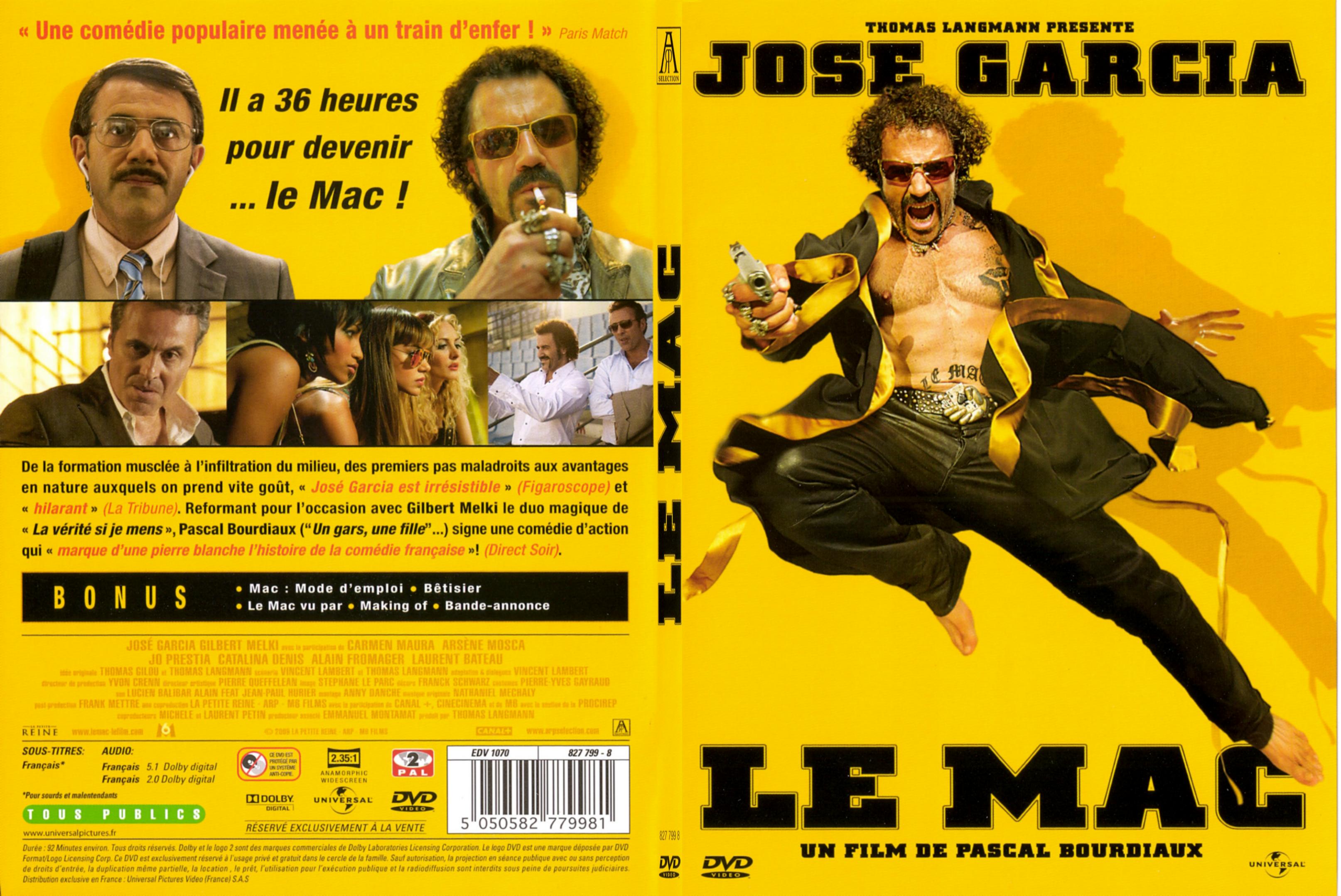 Jaquette DVD Le mac - SLIM