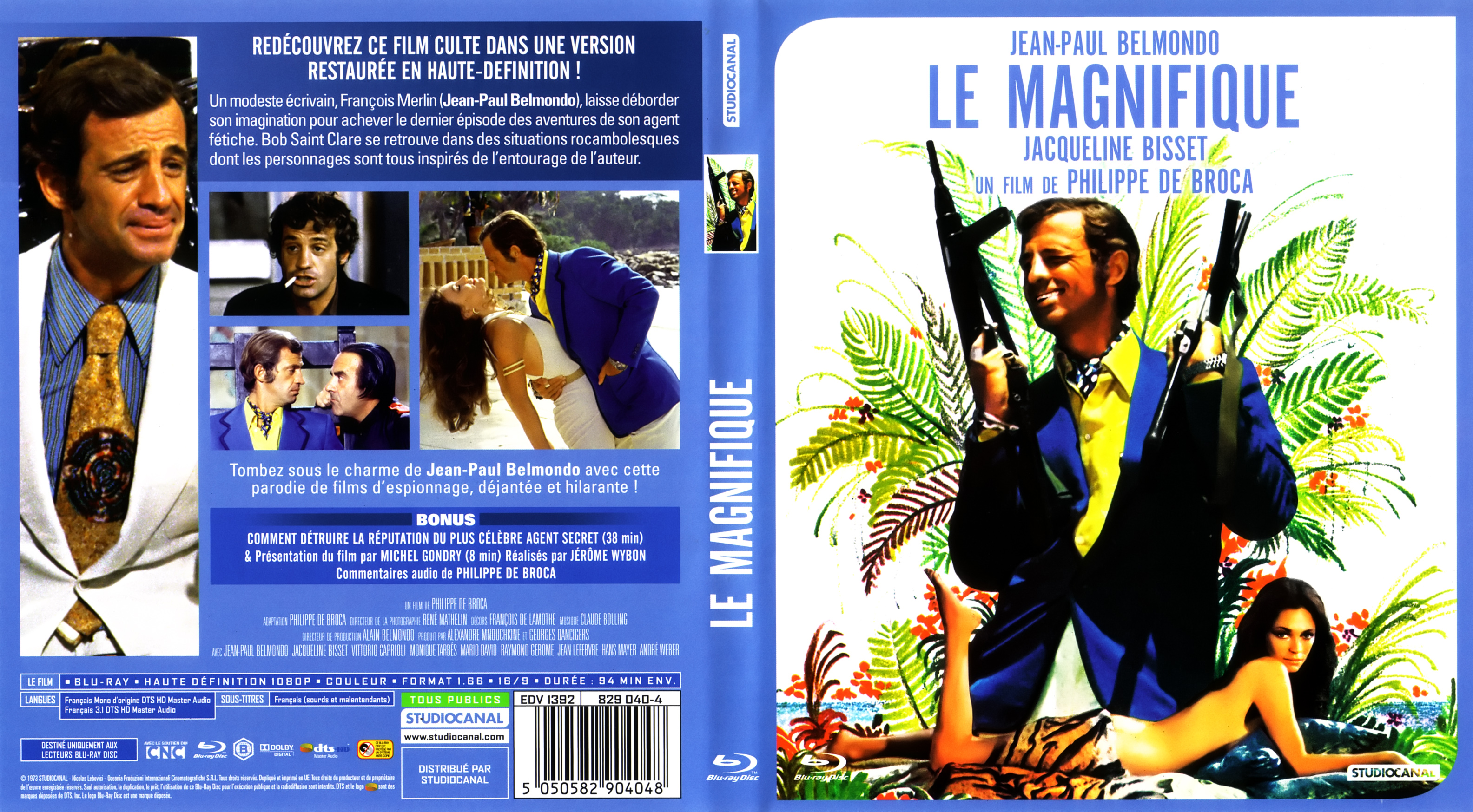 Jaquette DVD Le magnifique (Belmondo) (BLU-RAY)