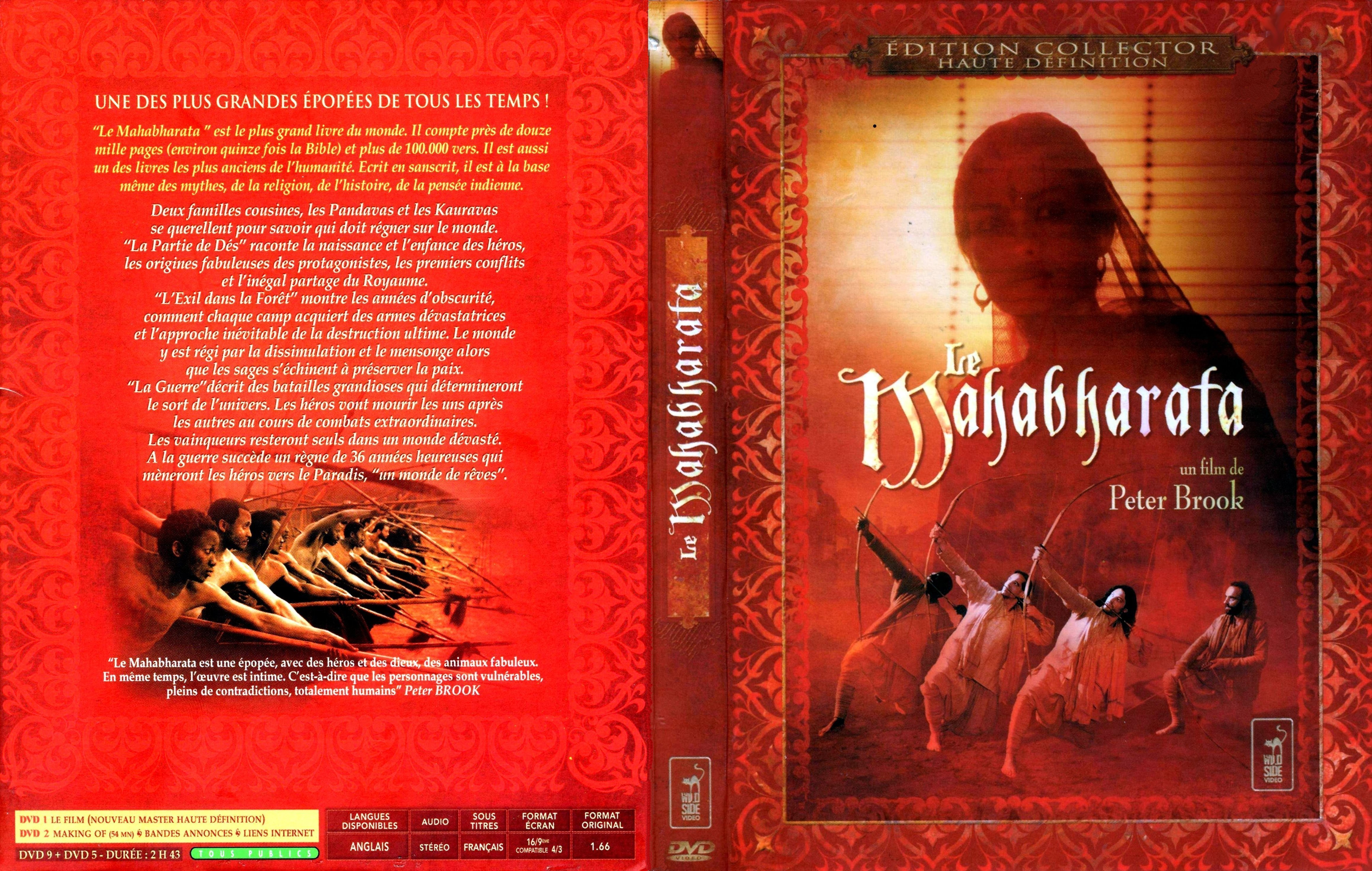 Jaquette DVD Le mahabharata