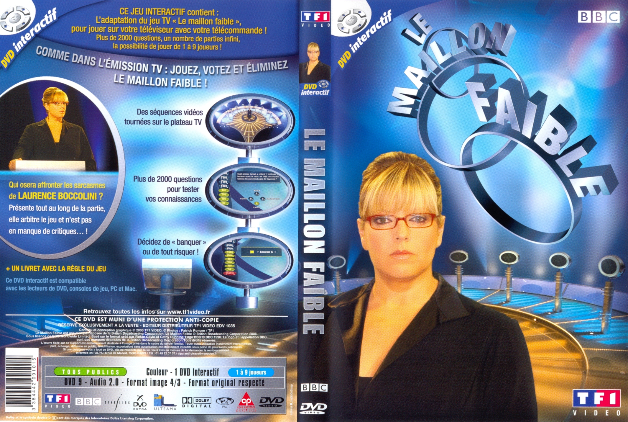 Jaquette DVD Le maillon faible DVD intractif