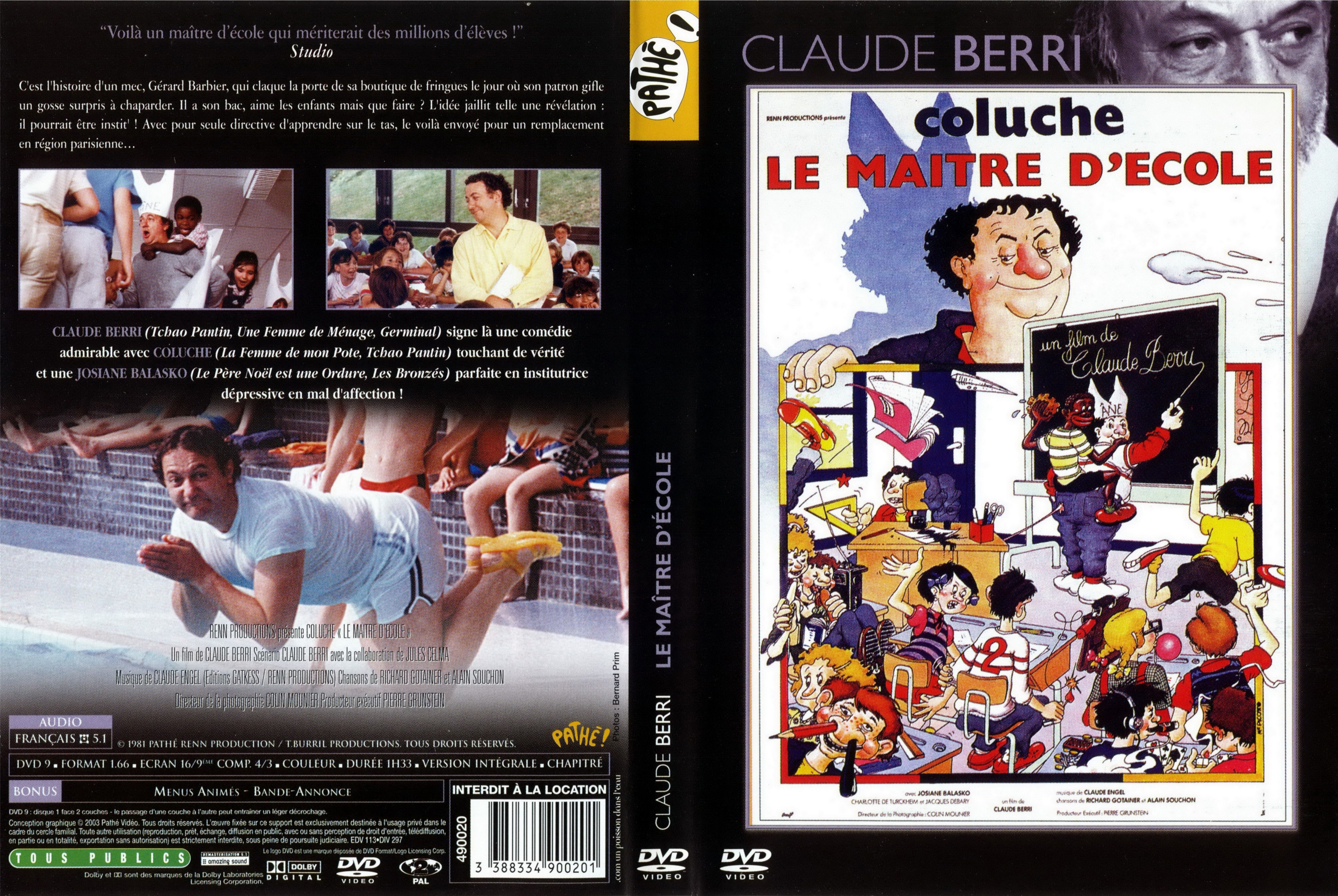 Jaquette DVD Le maitre d