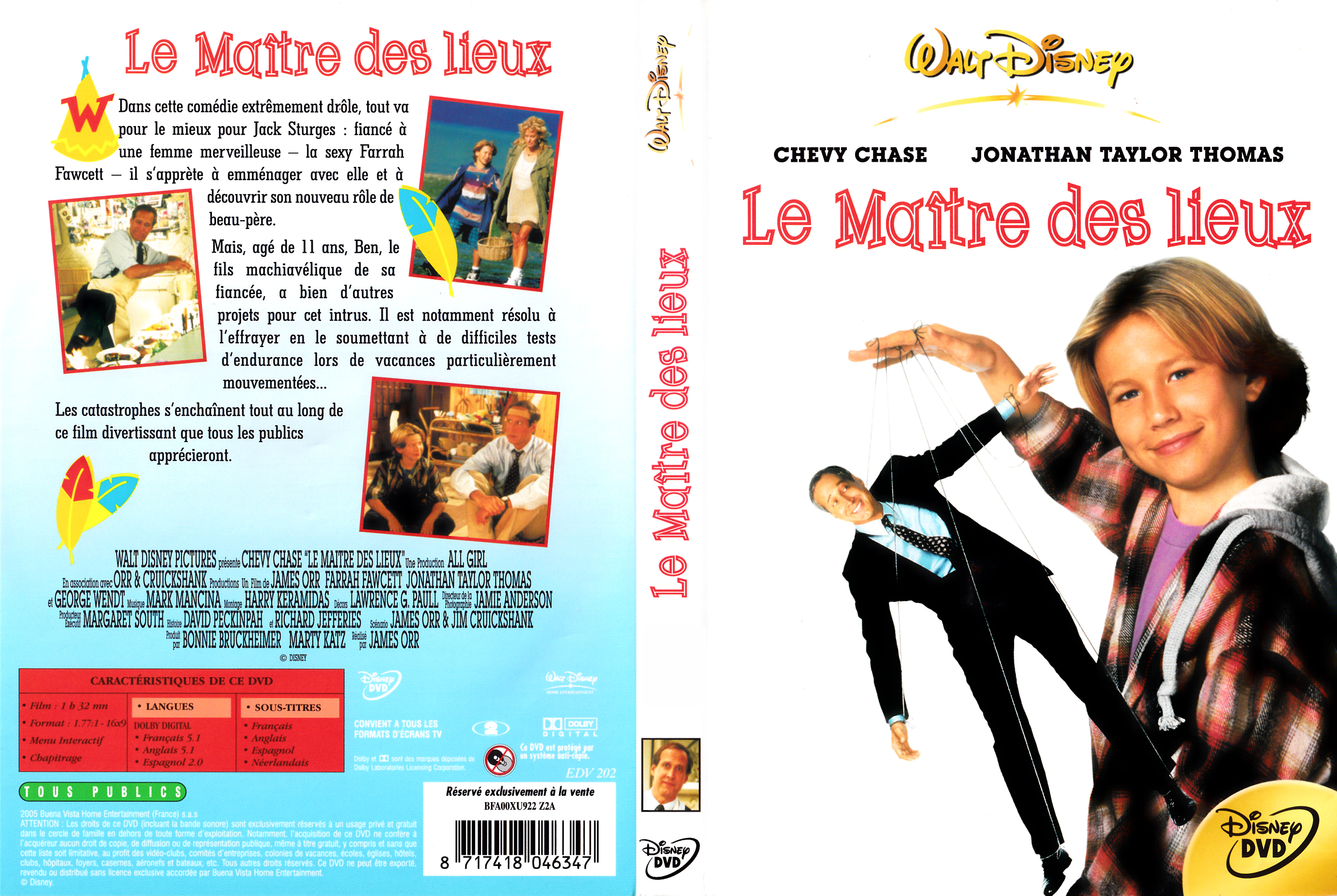 Jaquette DVD Le maitre des lieux