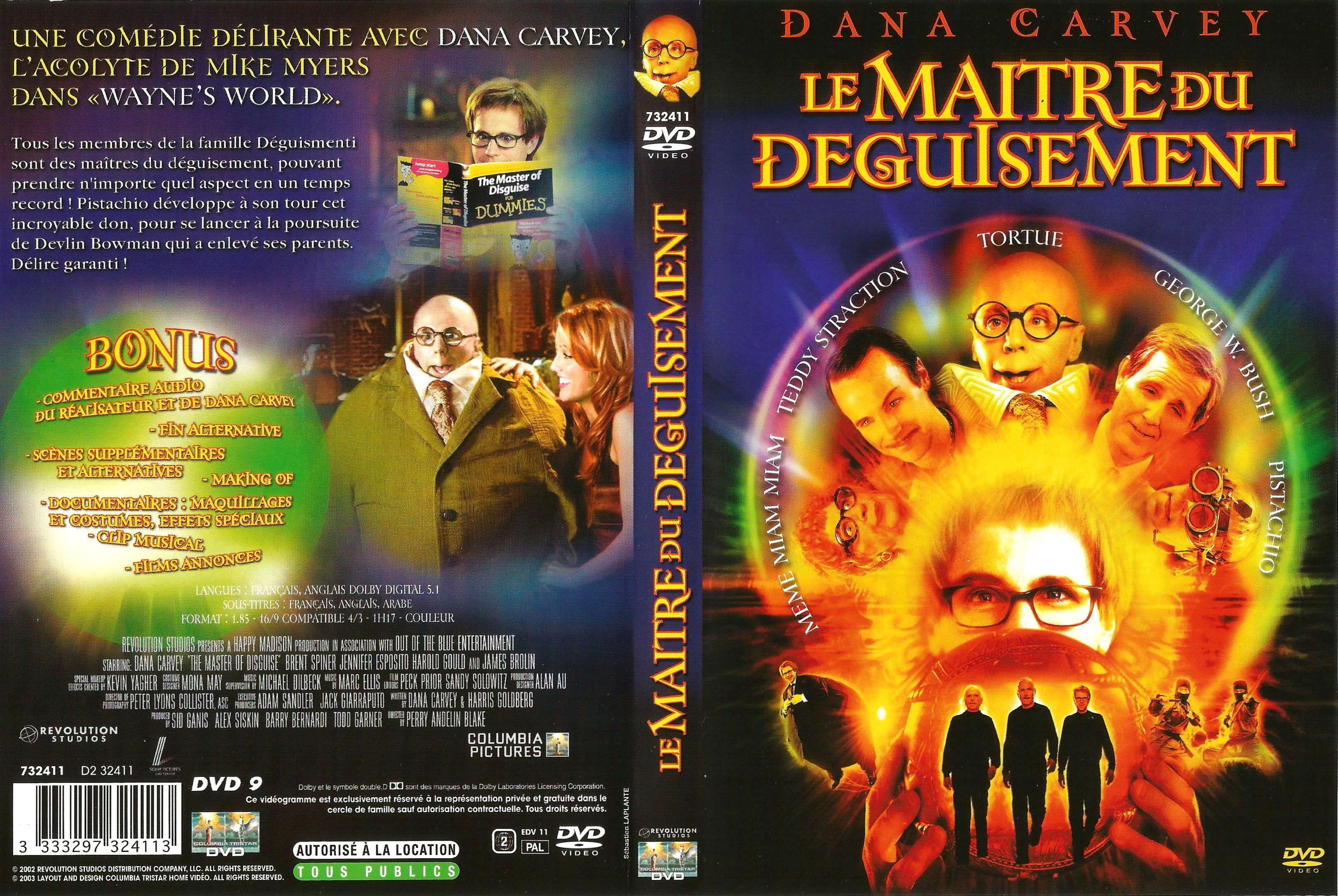 Jaquette DVD Le maitre du dguisement