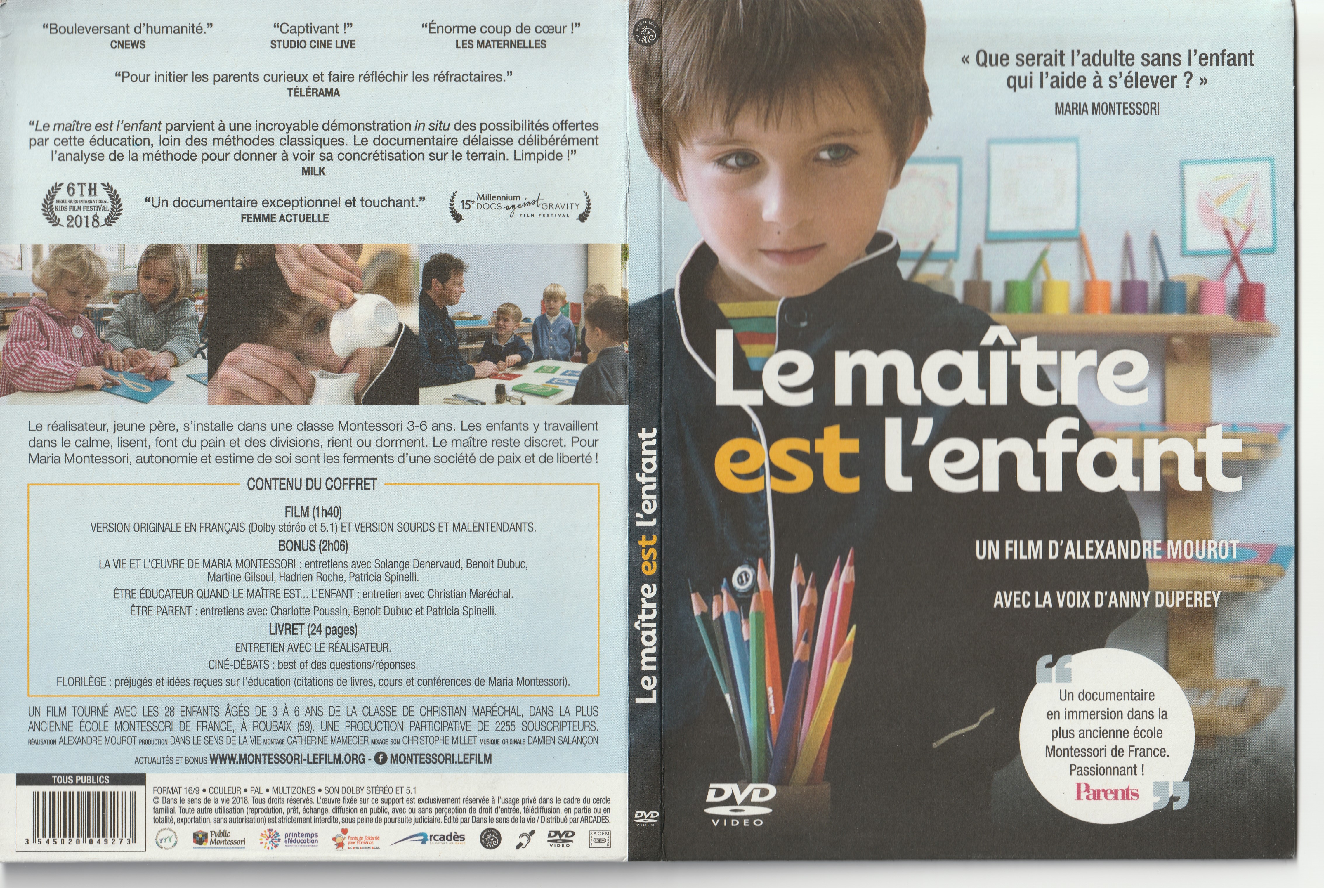 Jaquette DVD Le maitre est l