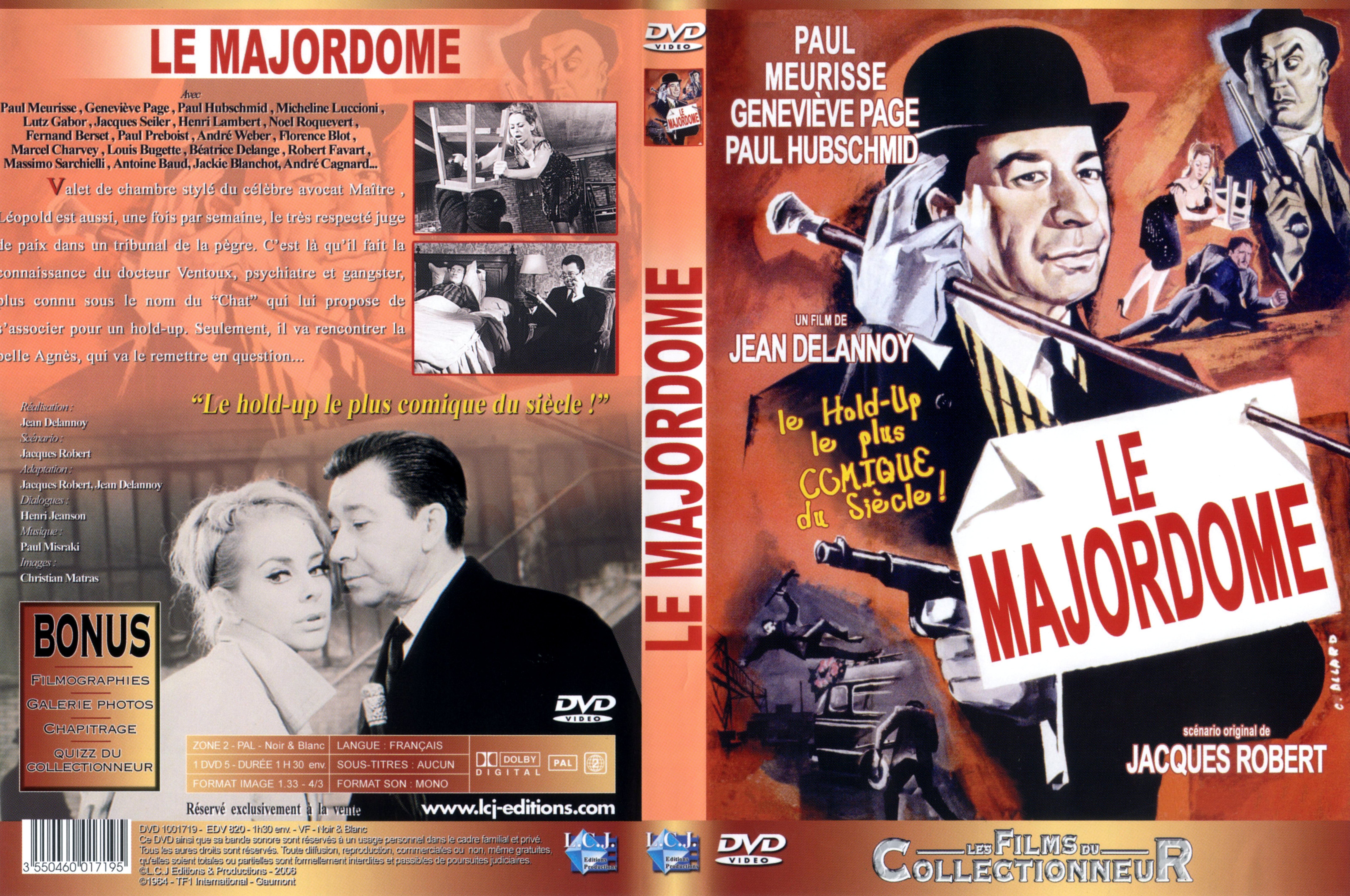 Jaquette DVD Le majordome (1965)