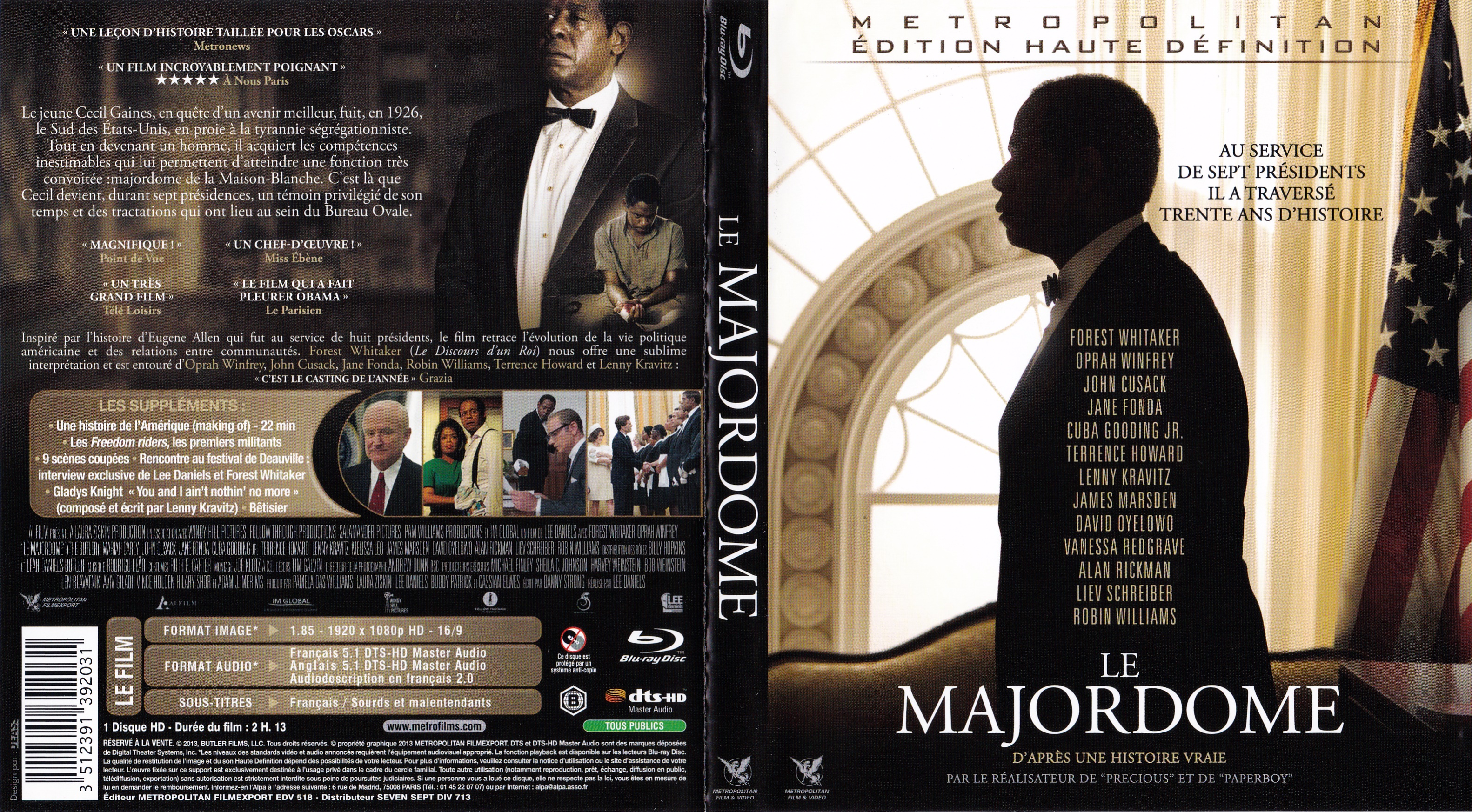 Jaquette DVD Le majordome (BLU-RAY)