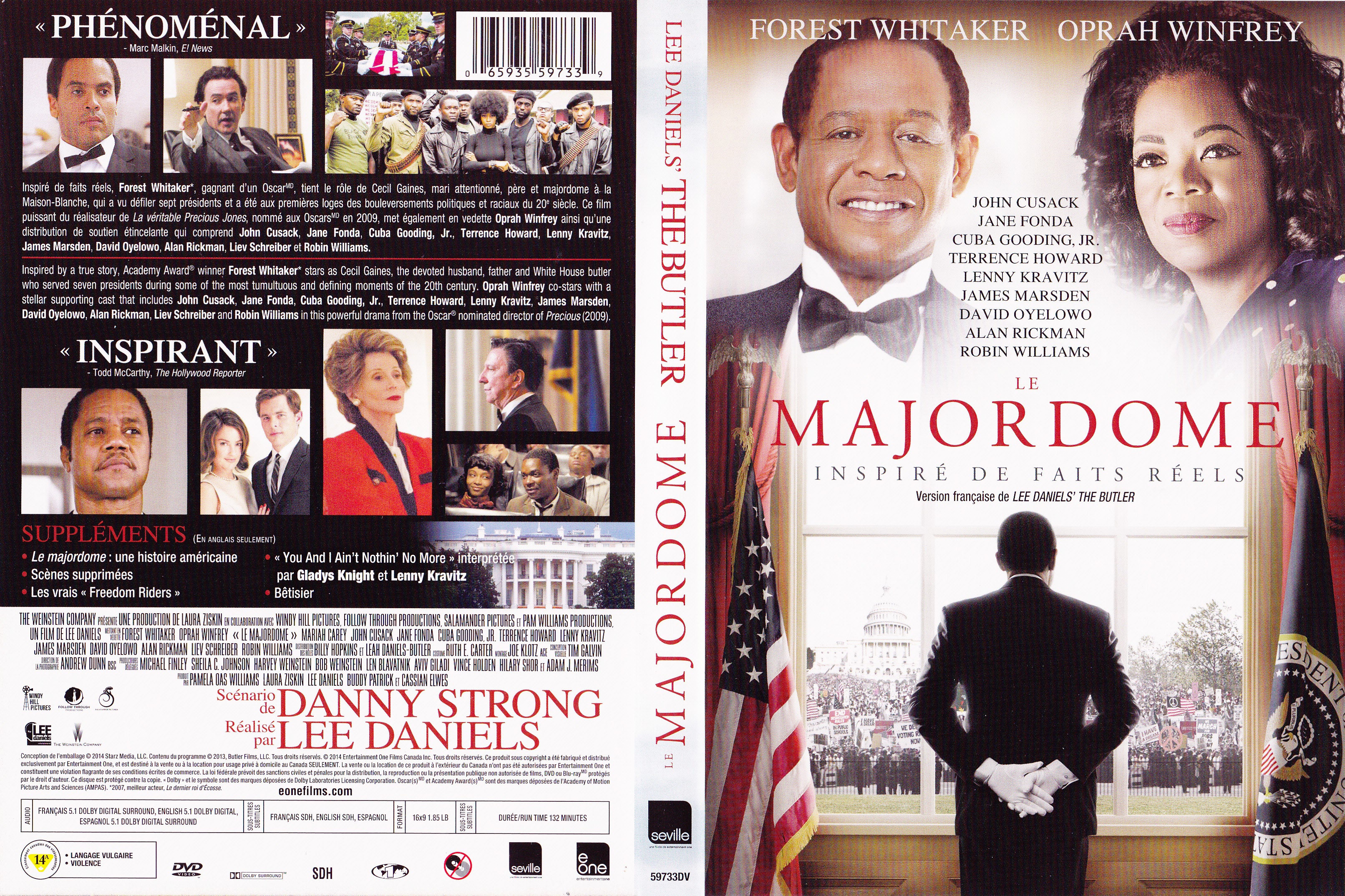 Jaquette DVD Le majordome - The butler (Canadienne)