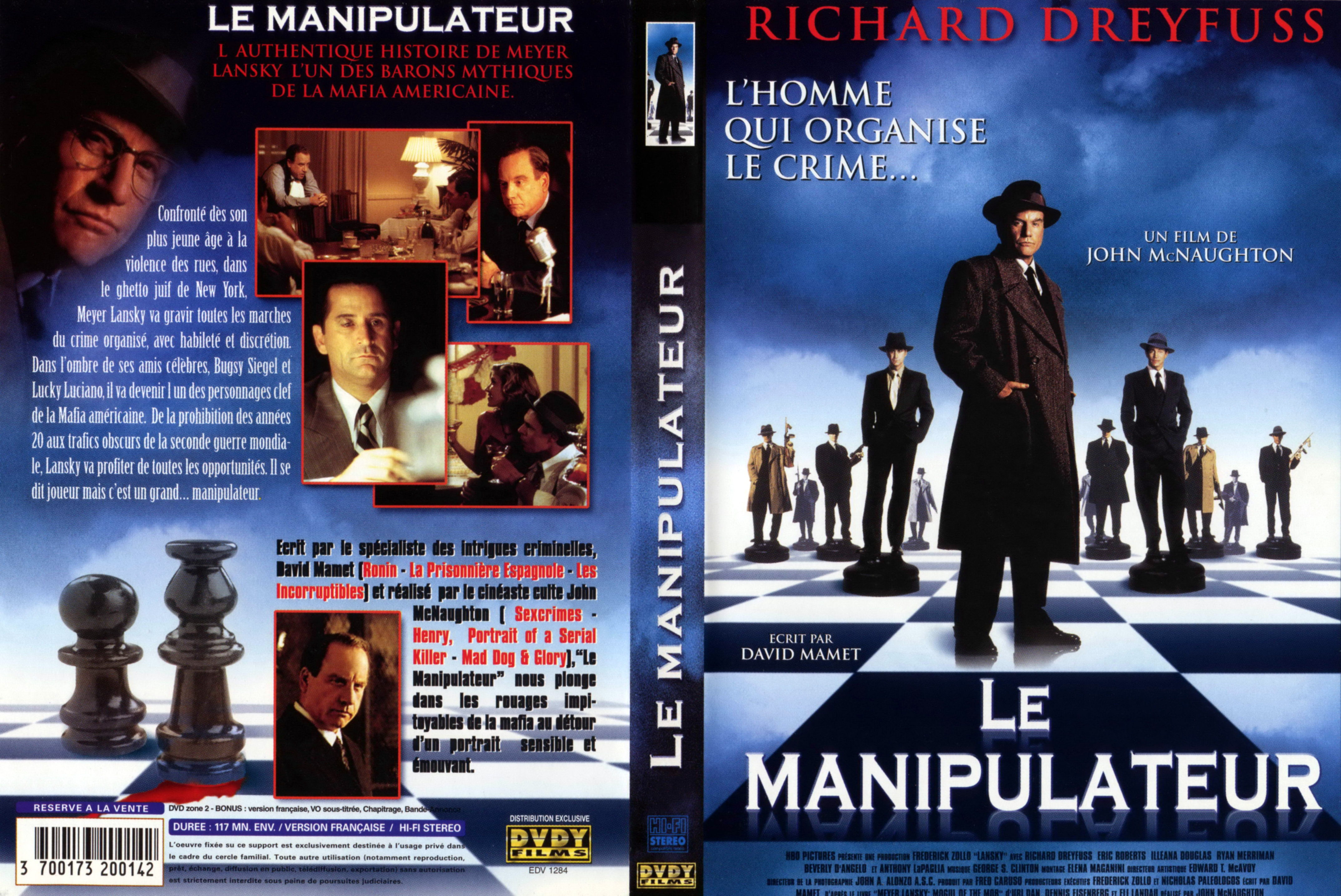 Jaquette DVD Le manipulateur