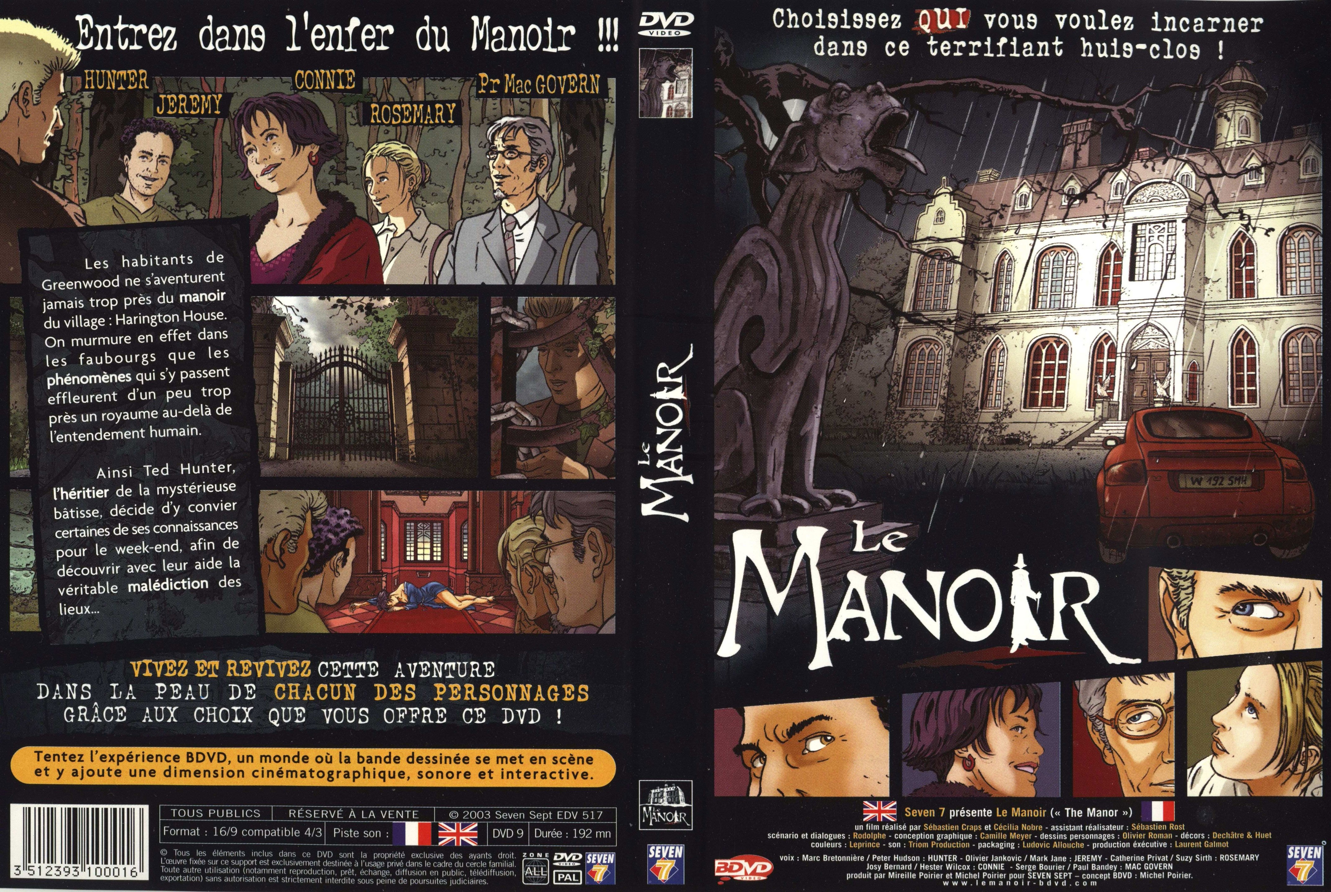 Jaquette DVD Le manoir