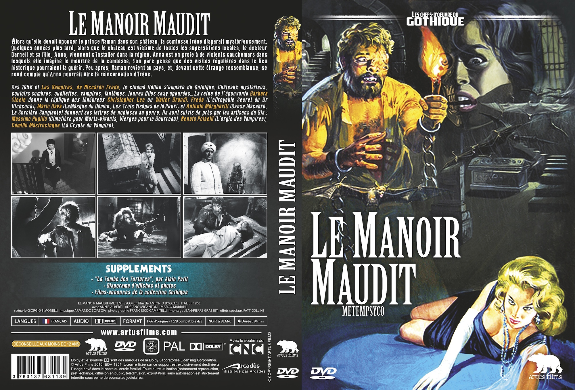 Jaquette DVD Le manoir maudit