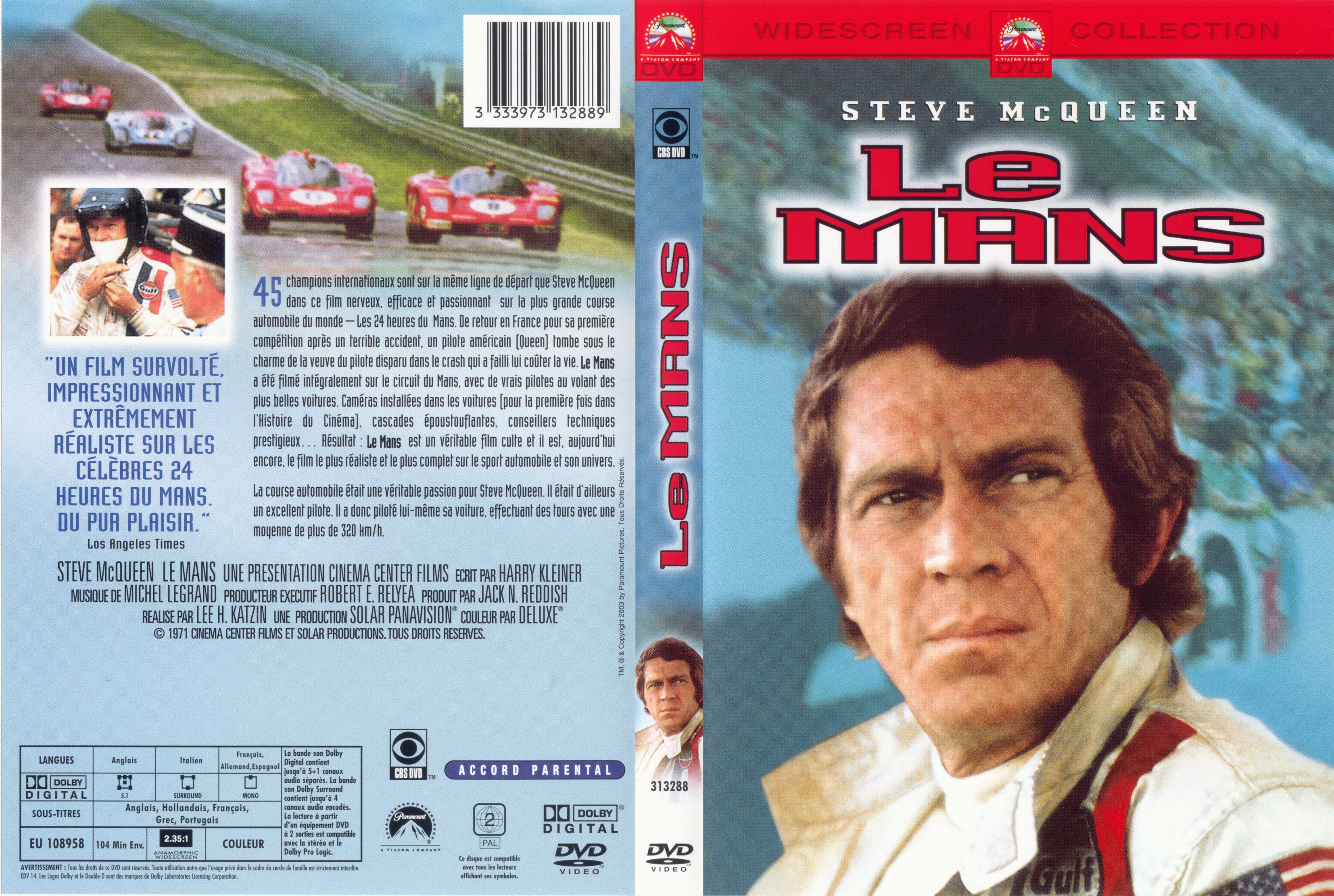 Jaquette DVD Le mans