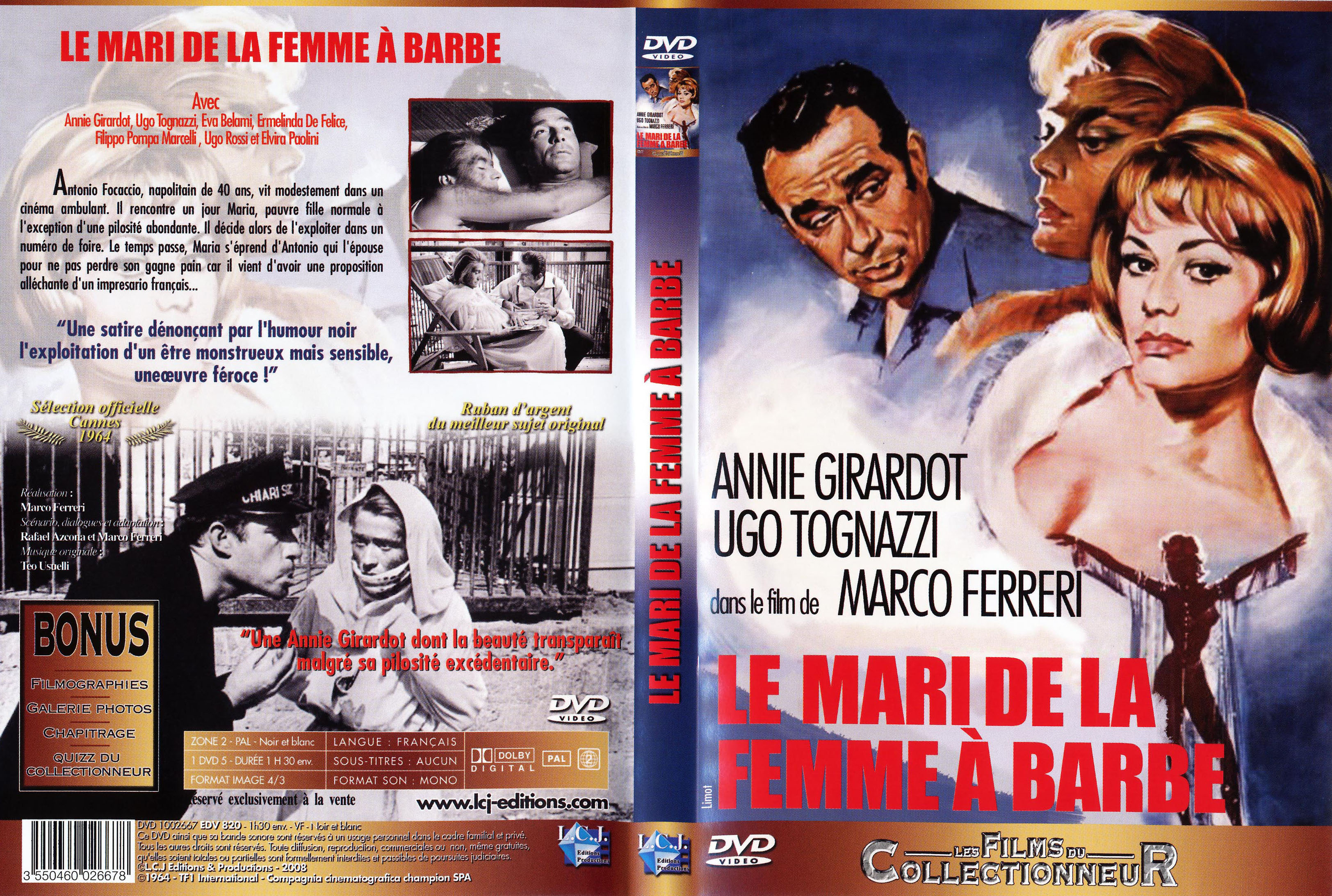 Jaquette DVD Le mari de la femme  barbe