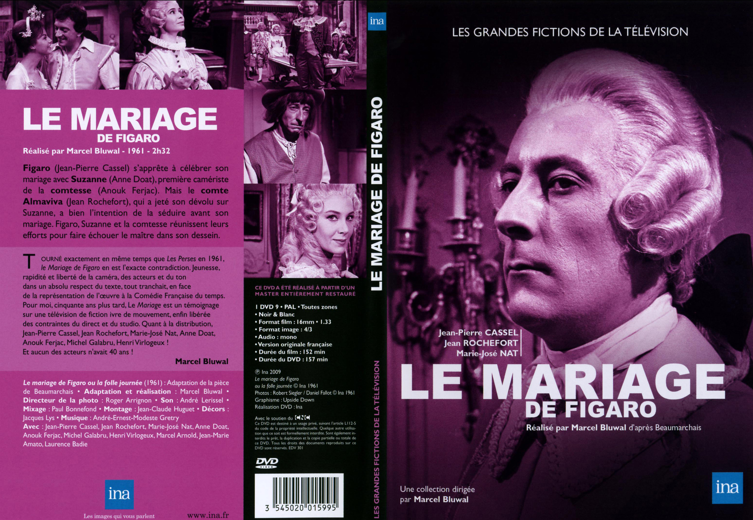 Jaquette DVD Le mariage de figaro