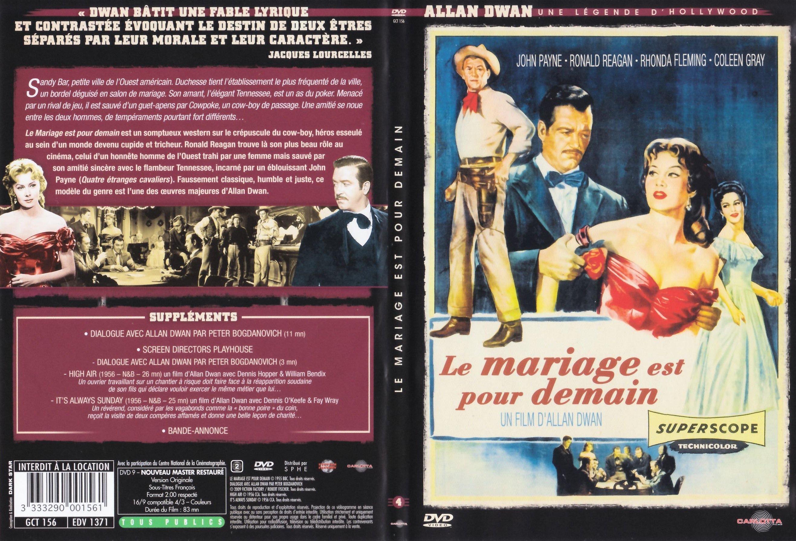 Jaquette DVD Le mariage est pour demain