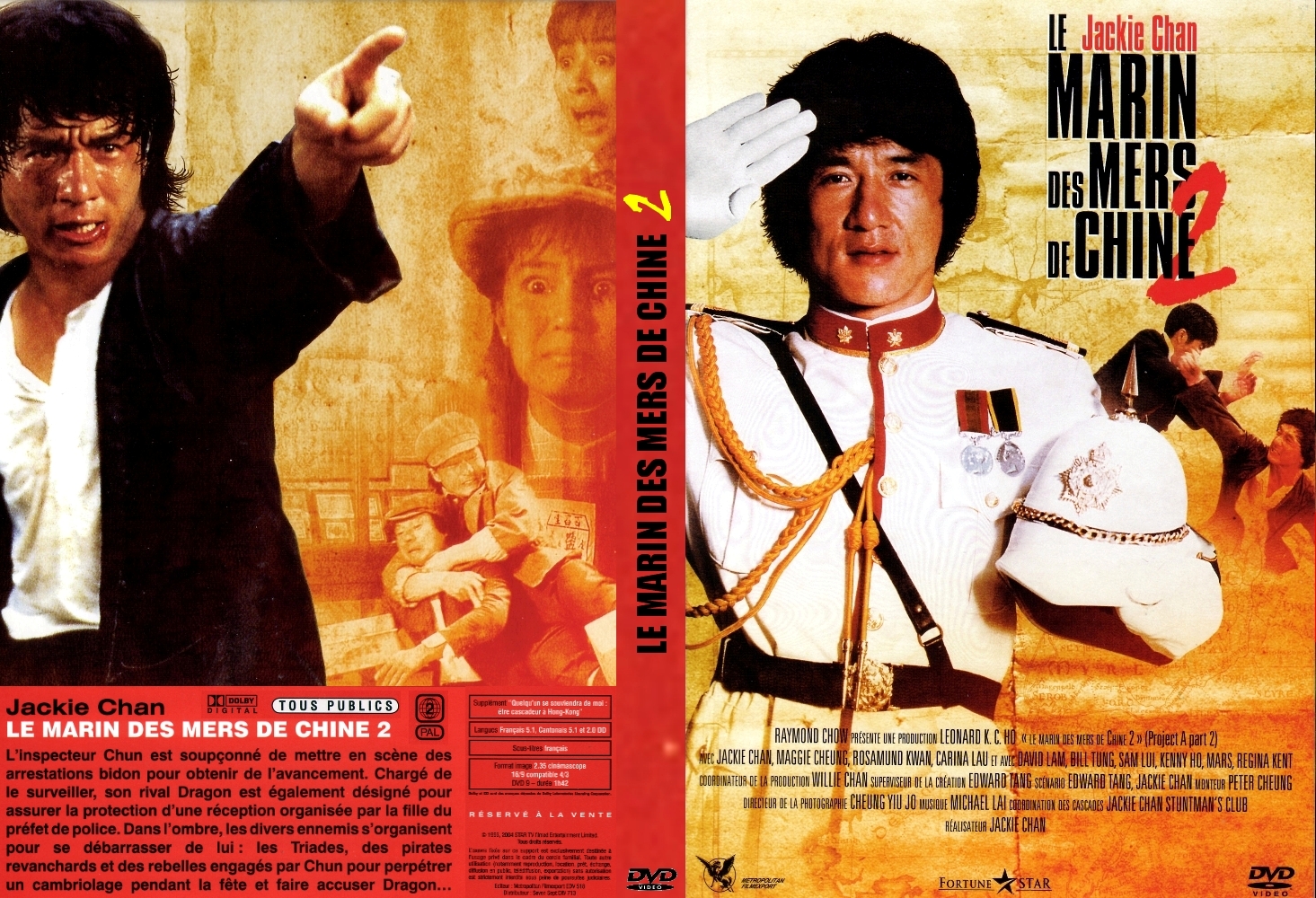 Jaquette DVD Le marin des mers de Chine 2 custom