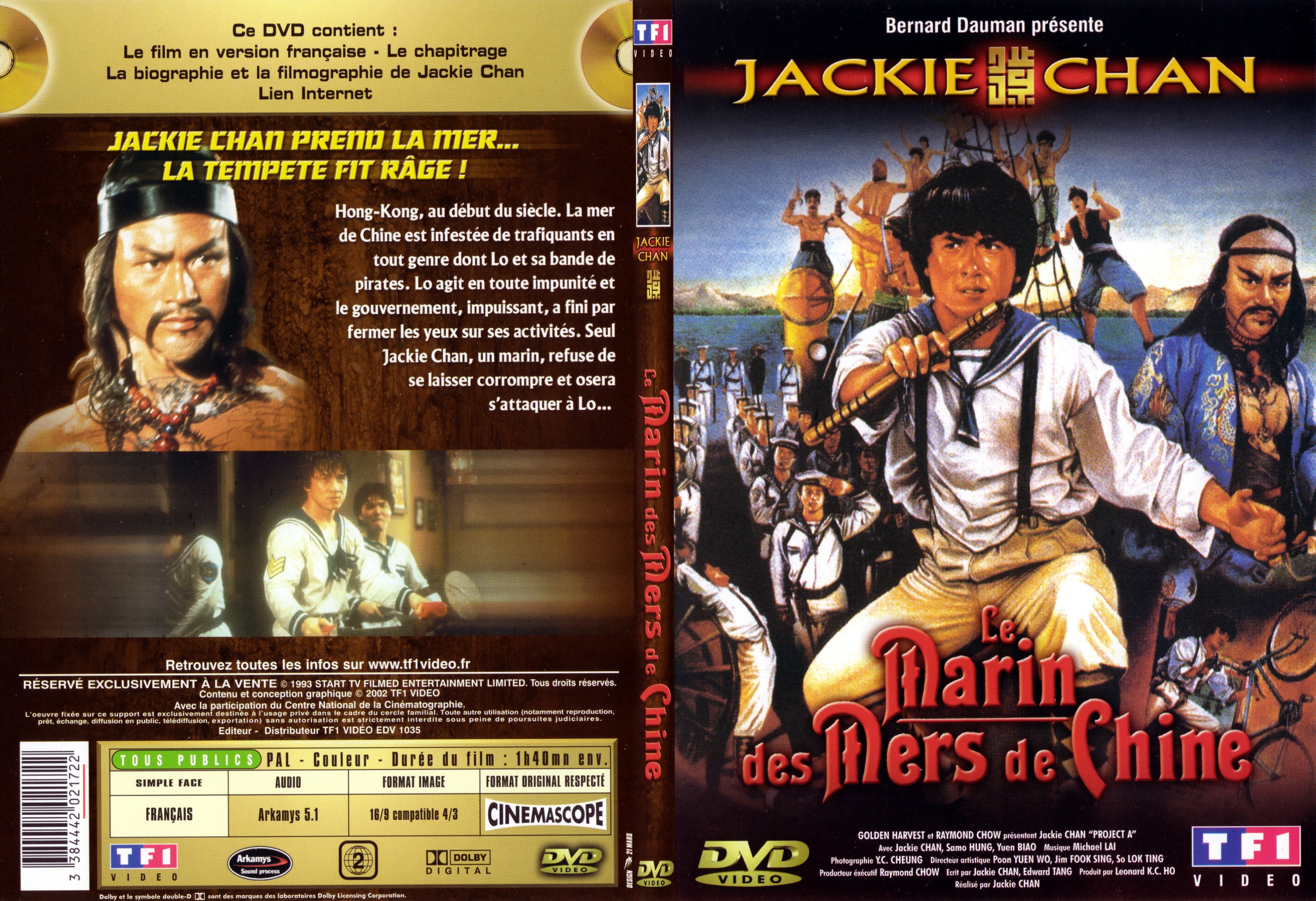 Jaquette DVD Le marin des mers de Chine - SLIM