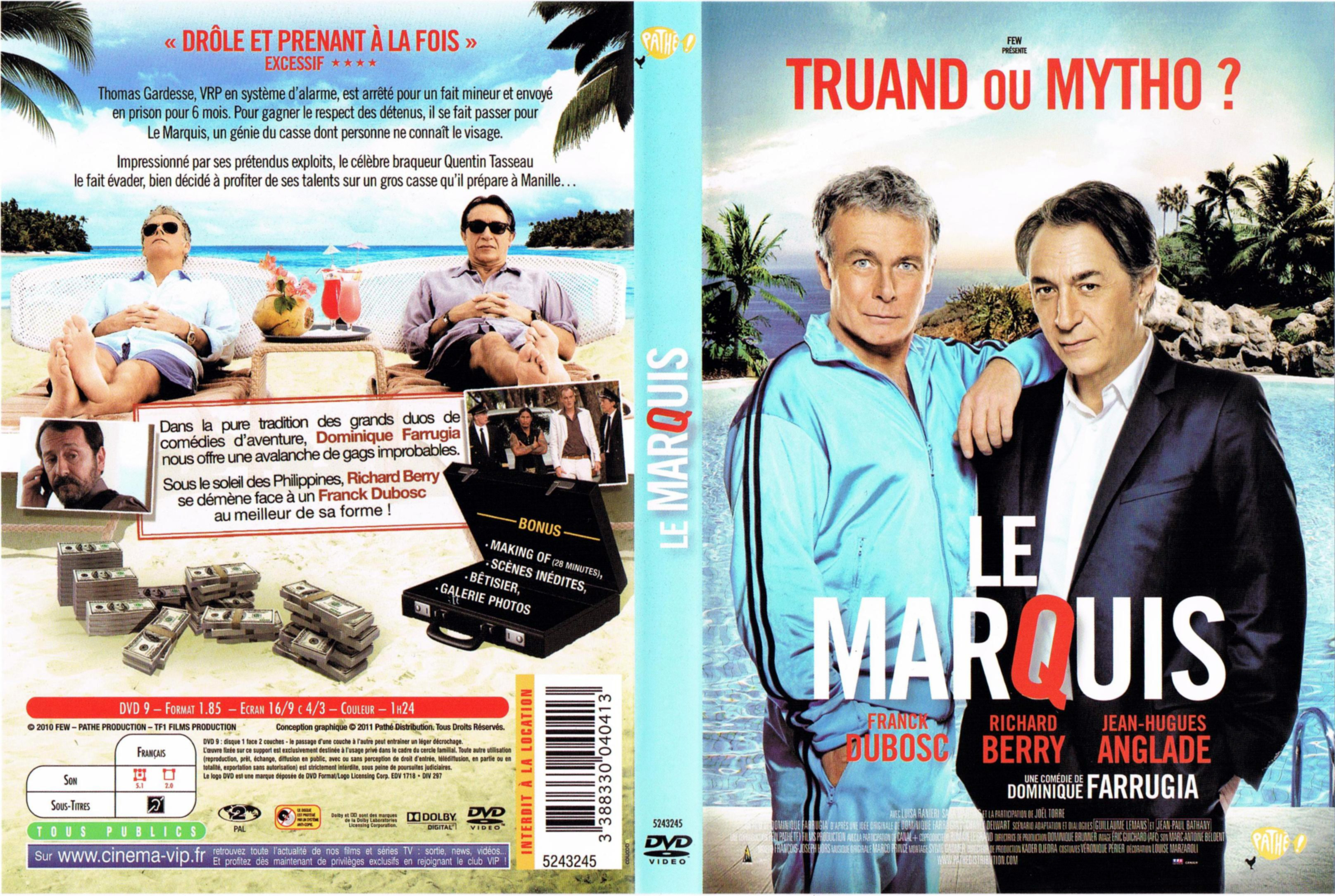 Jaquette DVD Le marquis
