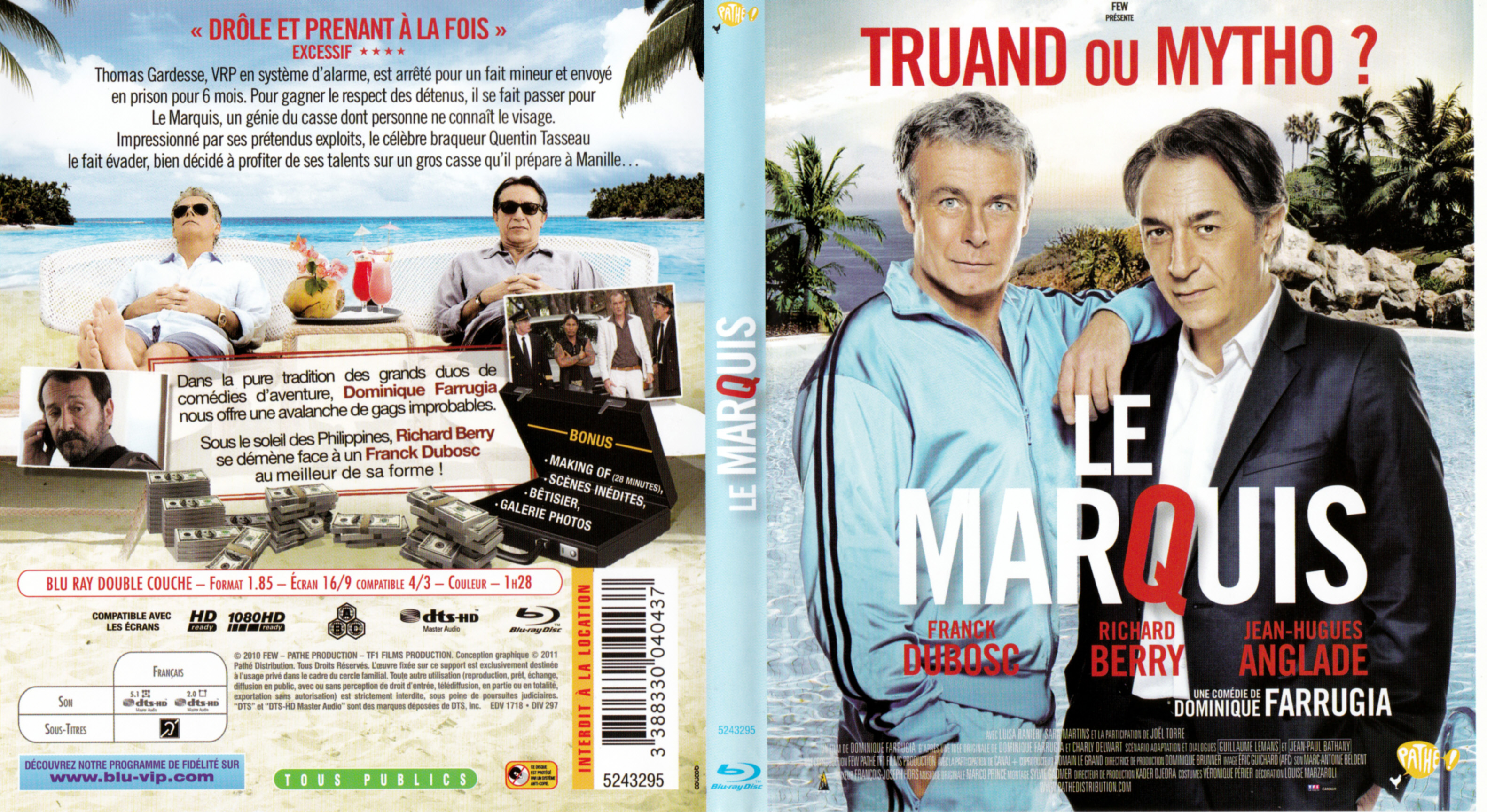 Jaquette DVD Le marquis (BLU-RAY)